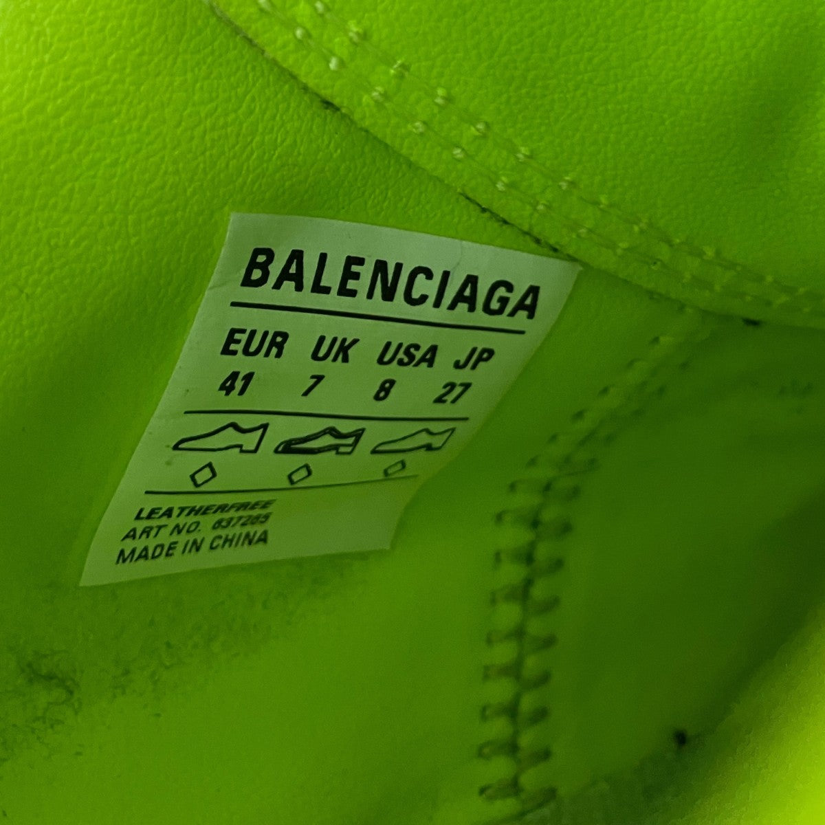 BALENCIAGA サッカースニーカー 古着・中古-8枚目のアイテム画像