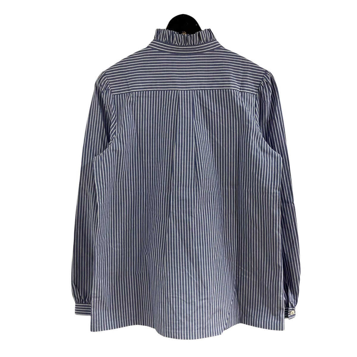 A．P．C． ストライプフリルシャツ 古着・中古-3枚目のアイテム画像