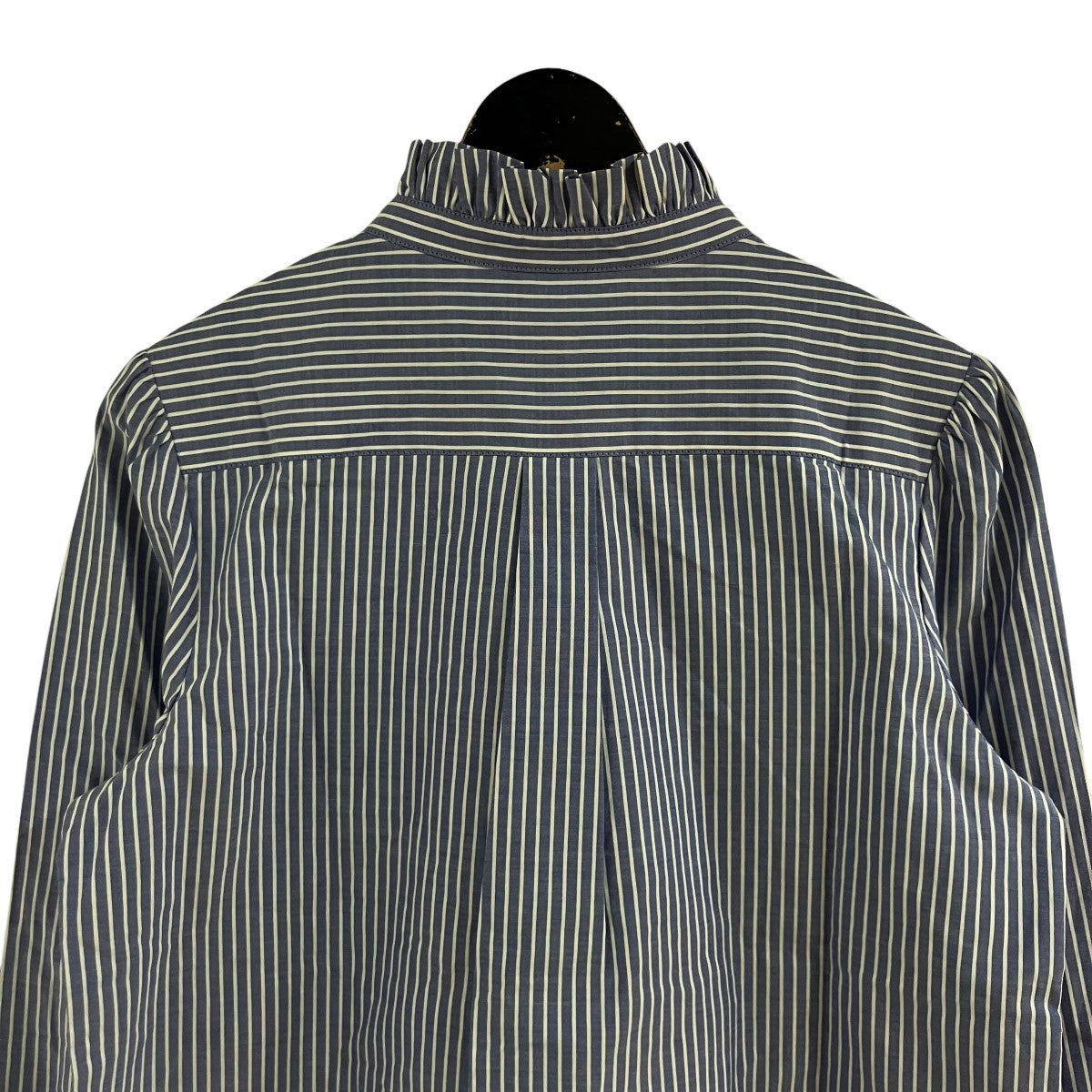 A．P．C． ストライプフリルシャツ 古着・中古-4枚目のアイテム画像