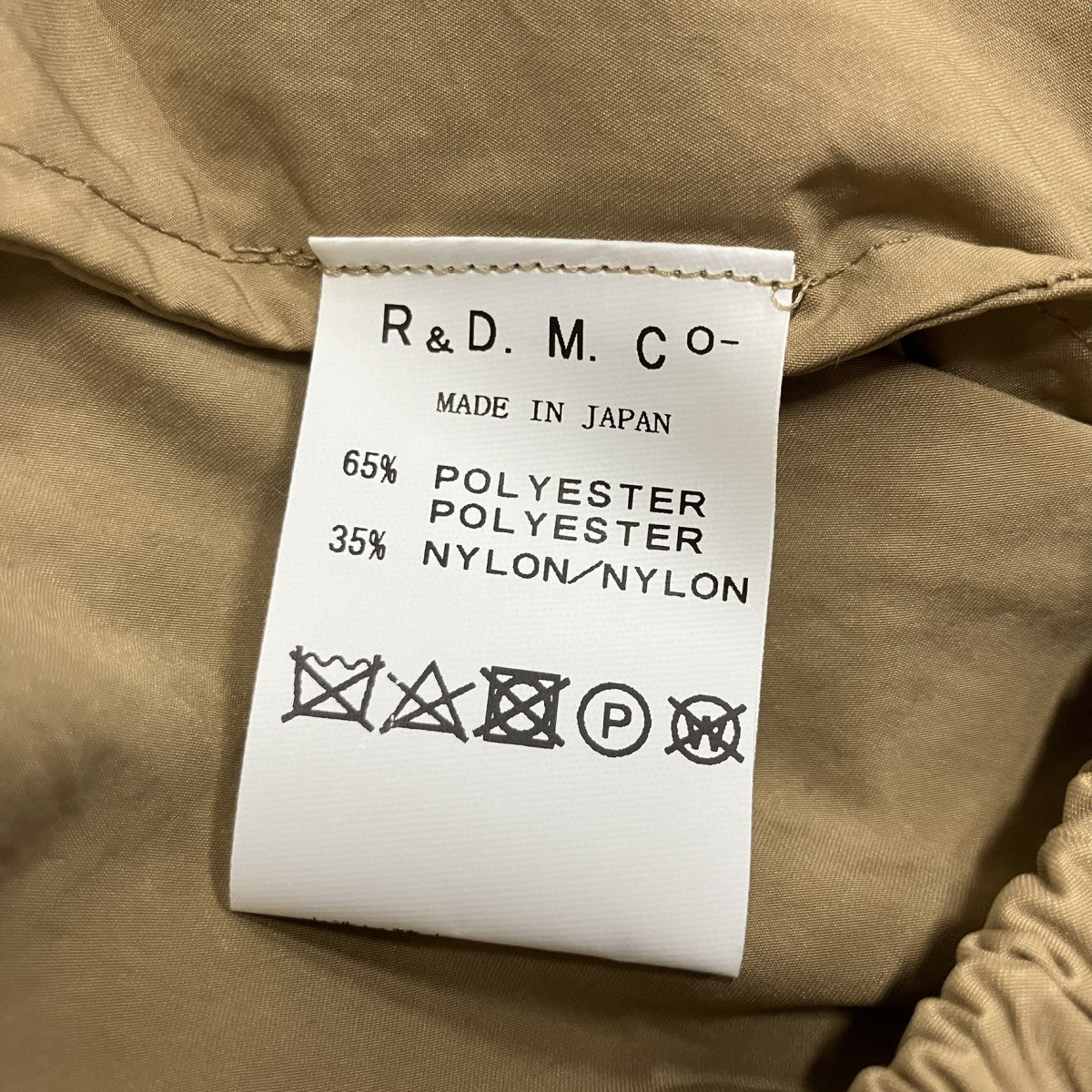 R＆D．M．Co-OLDMAN’S TAILOR イージーパンツ 古着・中古-6枚目のアイテム画像