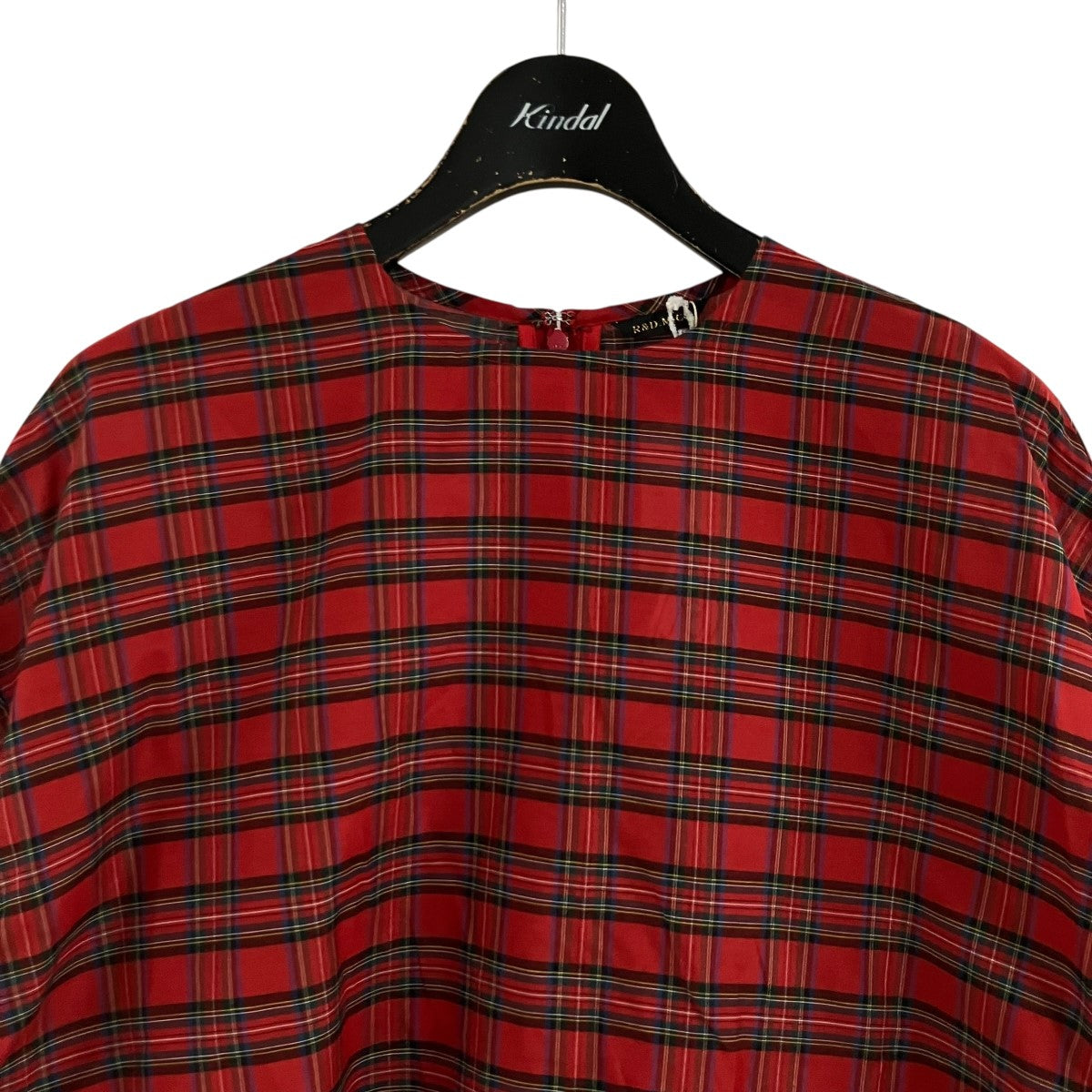 R＆D．M．Co-OLDMAN’S TAILOR チェックブラウス 古着・中古-2枚目のアイテム画像