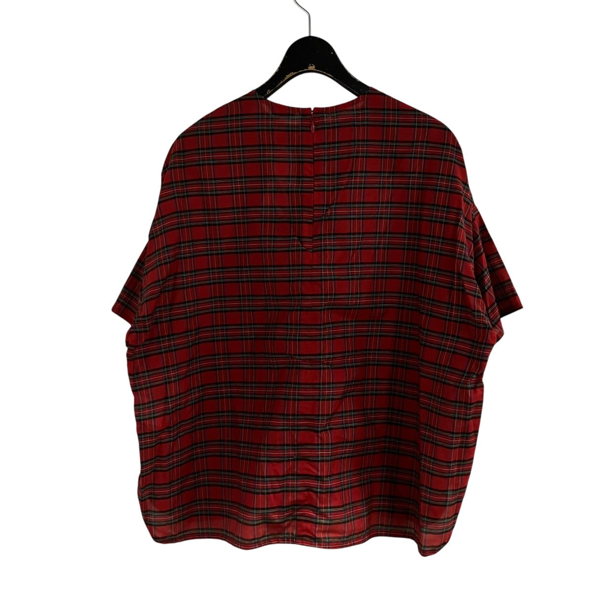 R＆D．M．Co-OLDMAN’S TAILOR チェックブラウス 古着・中古-3枚目のアイテム画像