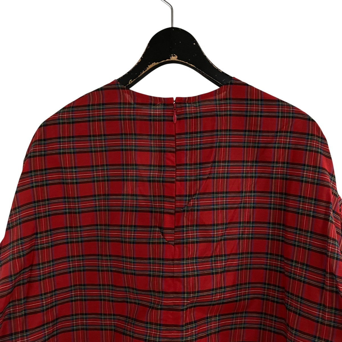 R＆D．M．Co-OLDMAN’S TAILOR チェックブラウス 古着・中古-4枚目のアイテム画像