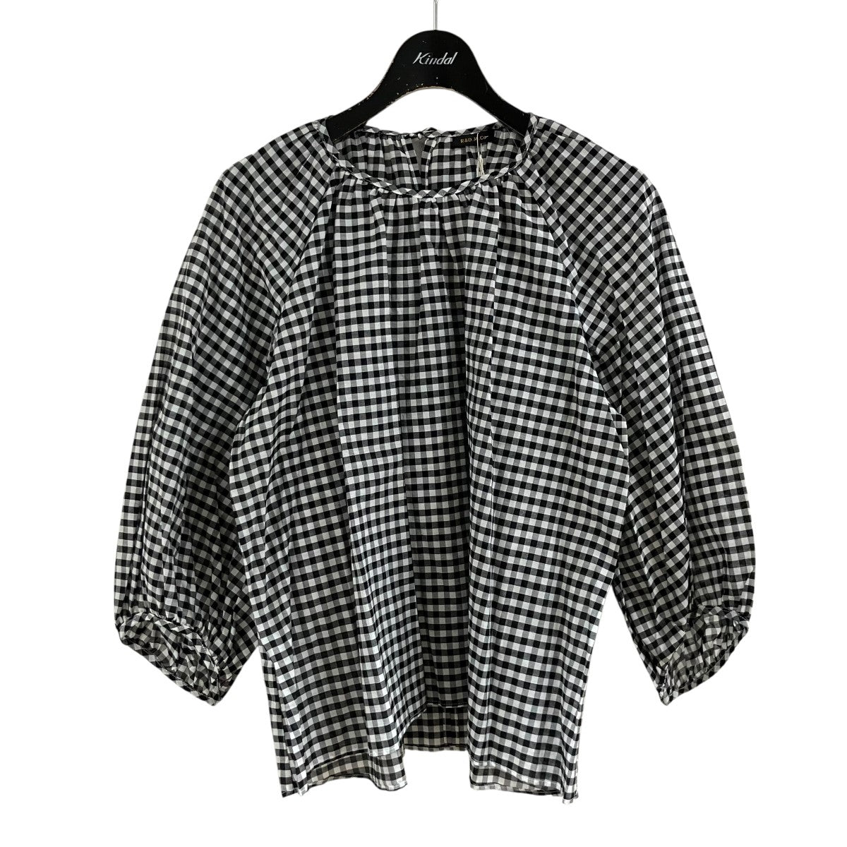 R＆D．M．Co-OLDMAN’S TAILOR チェックブラウス 古着・中古-1枚目のアイテム画像