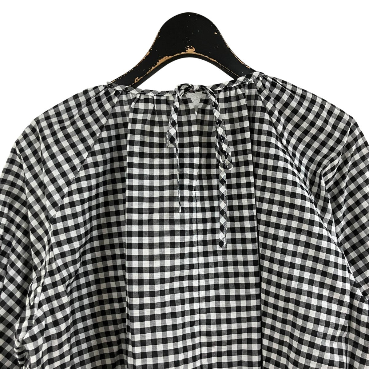 R＆D．M．Co-OLDMAN’S TAILOR チェックブラウス 古着・中古-4枚目のアイテム画像