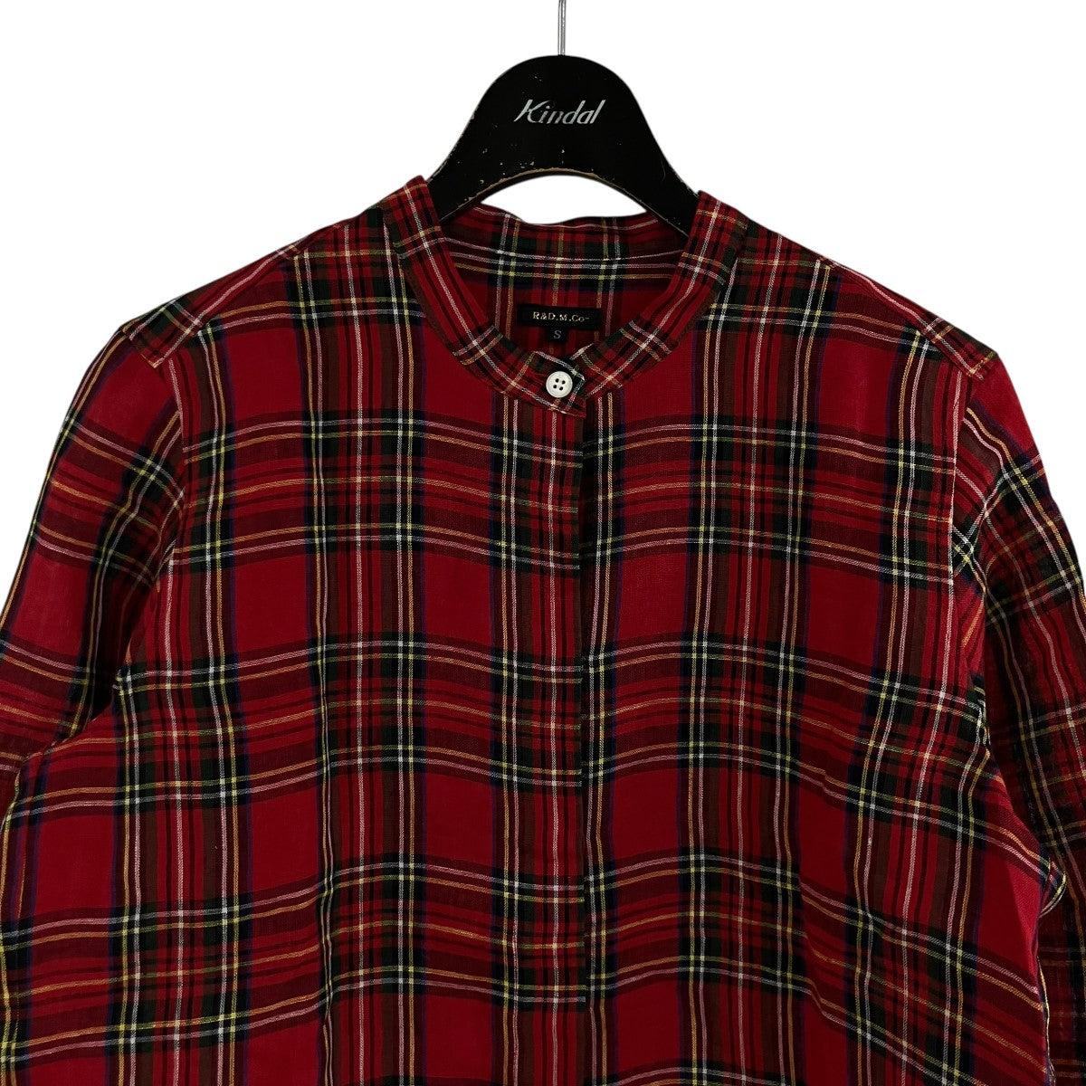 R＆D．M．Co-OLDMAN’S TAILOR チェックシャツ 古着・中古-2枚目のアイテム画像