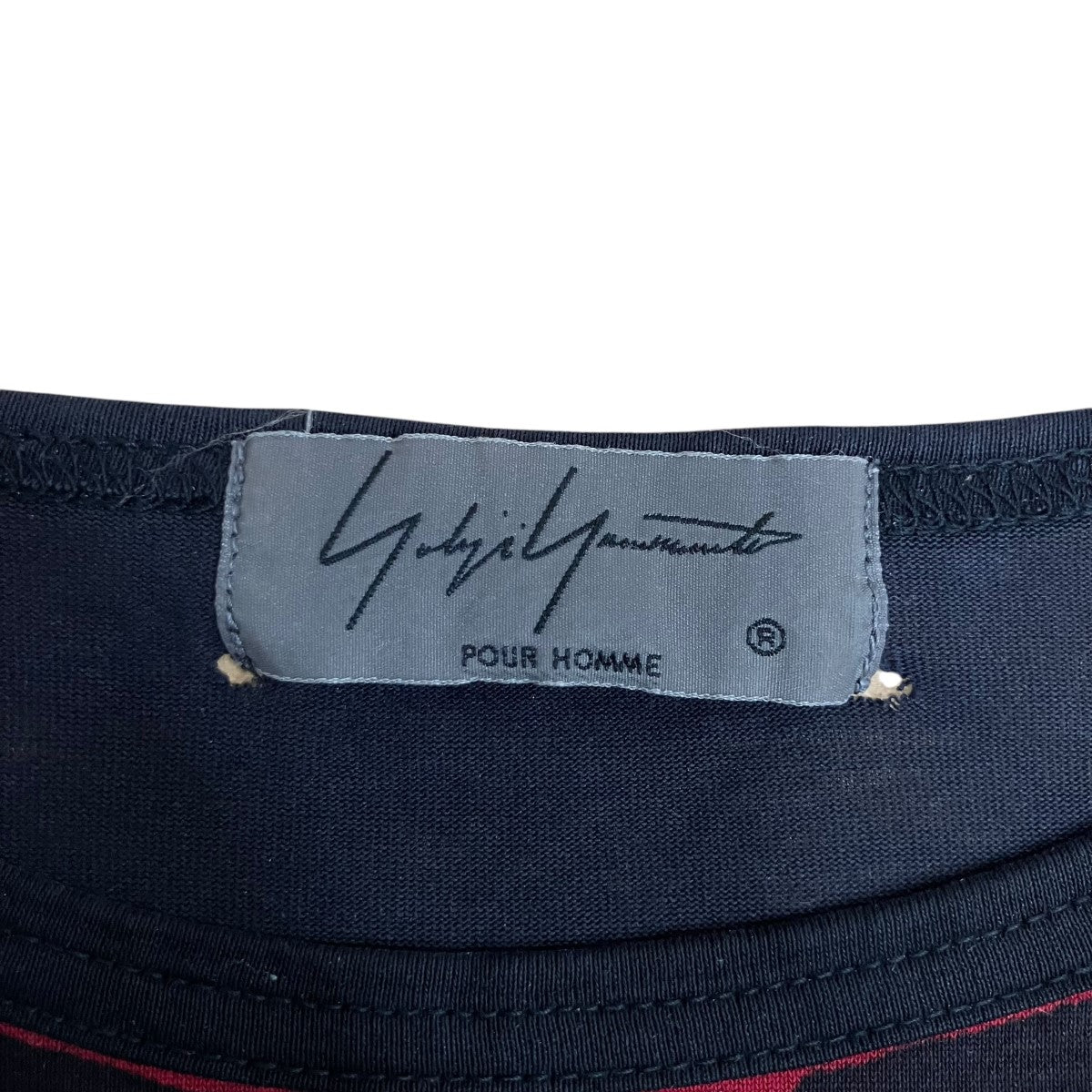 Yohji Yamamoto pour homme 着る服ないのTシャツ 古着・中古-6枚目のアイテム画像