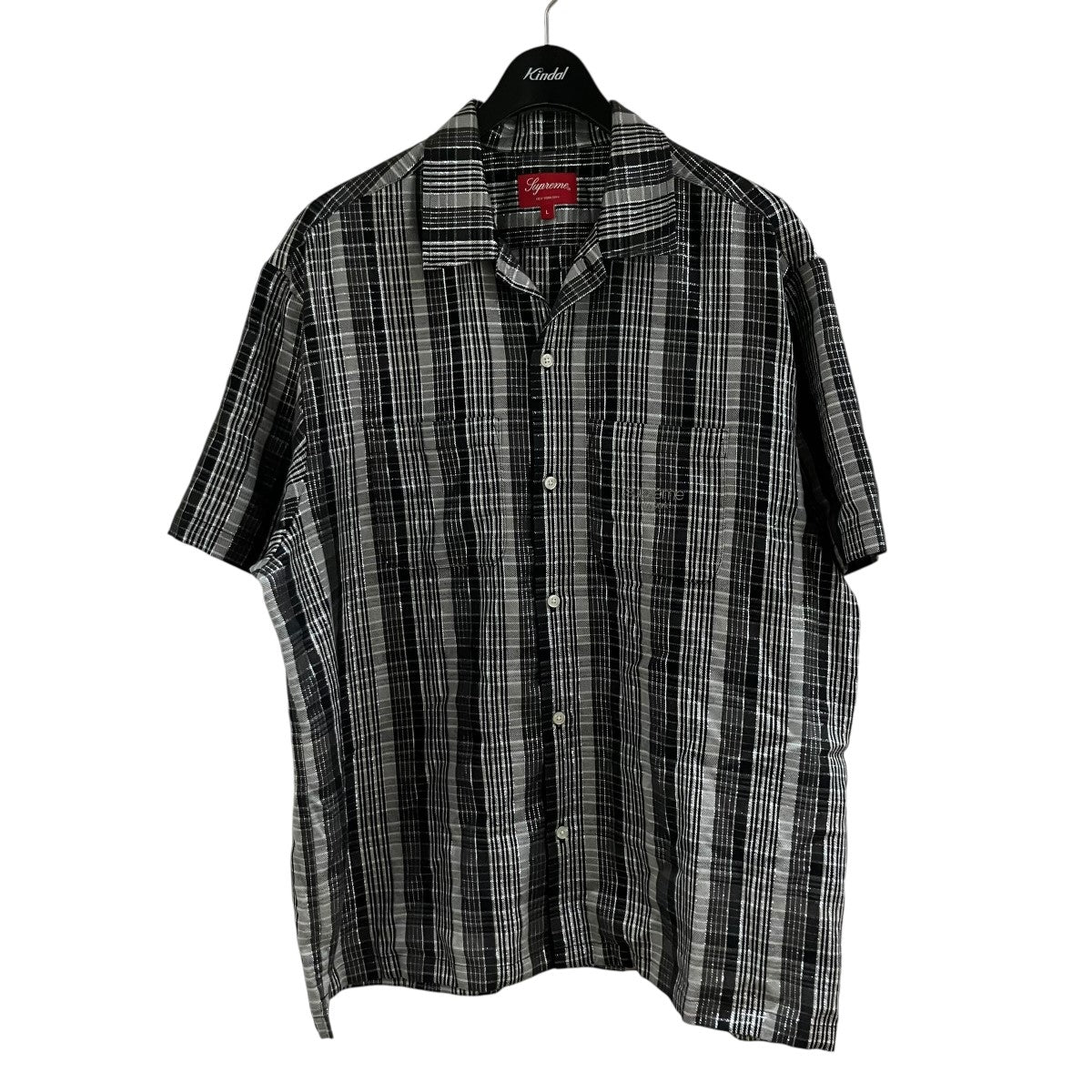 Supreme 半袖チェックシャツ 古着・中古-1枚目のアイテム画像