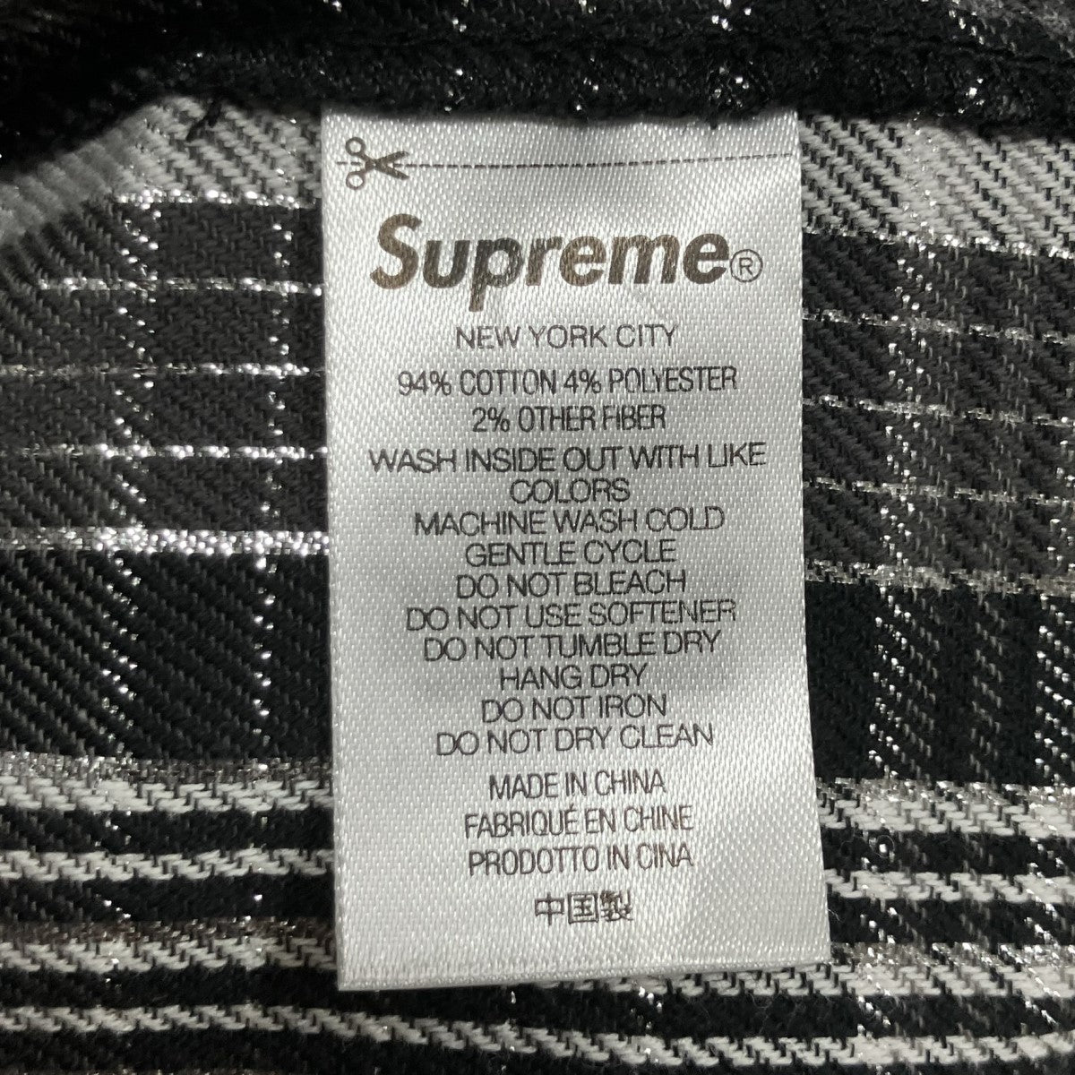 Supreme 半袖チェックシャツ 古着・中古-6枚目のアイテム画像