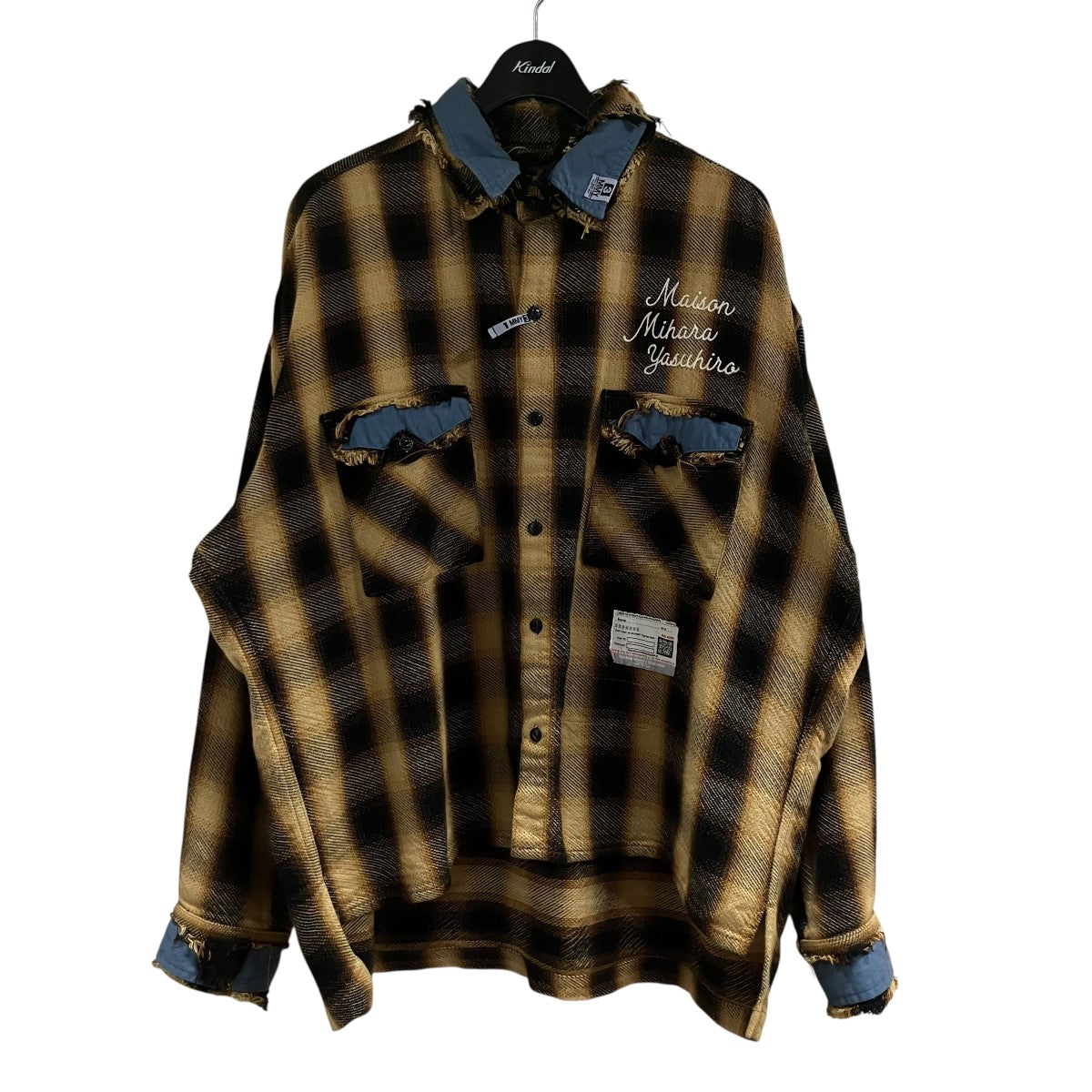 Maison MIHARA YASUHIRO ダメージ加工シャツ 古着・中古-1枚目のアイテム画像