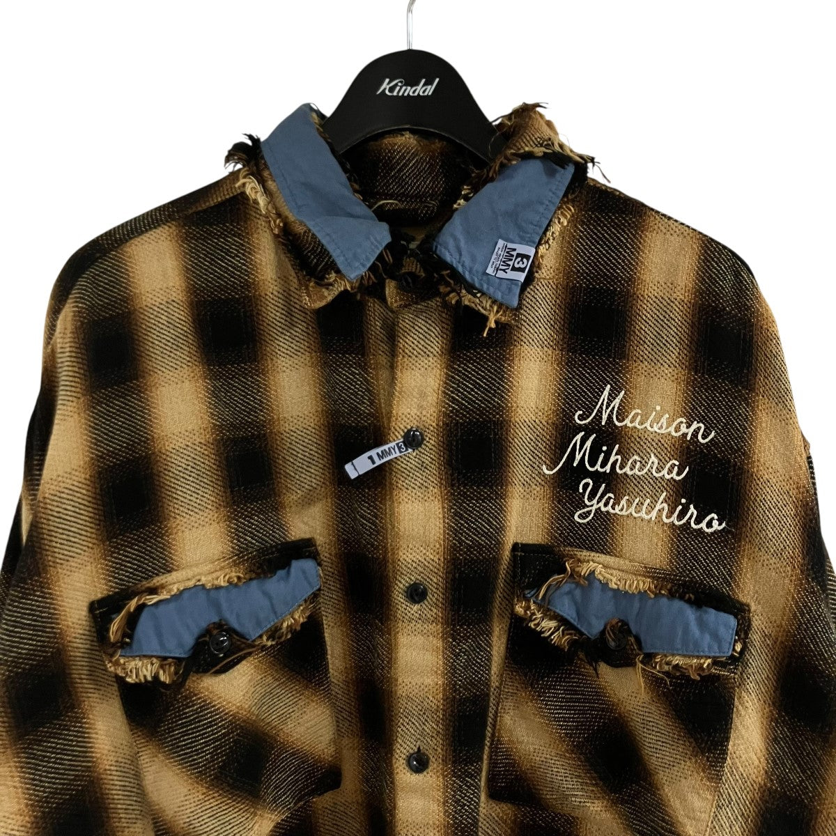 Maison MIHARA YASUHIRO ダメージ加工シャツ 古着・中古-2枚目のアイテム画像