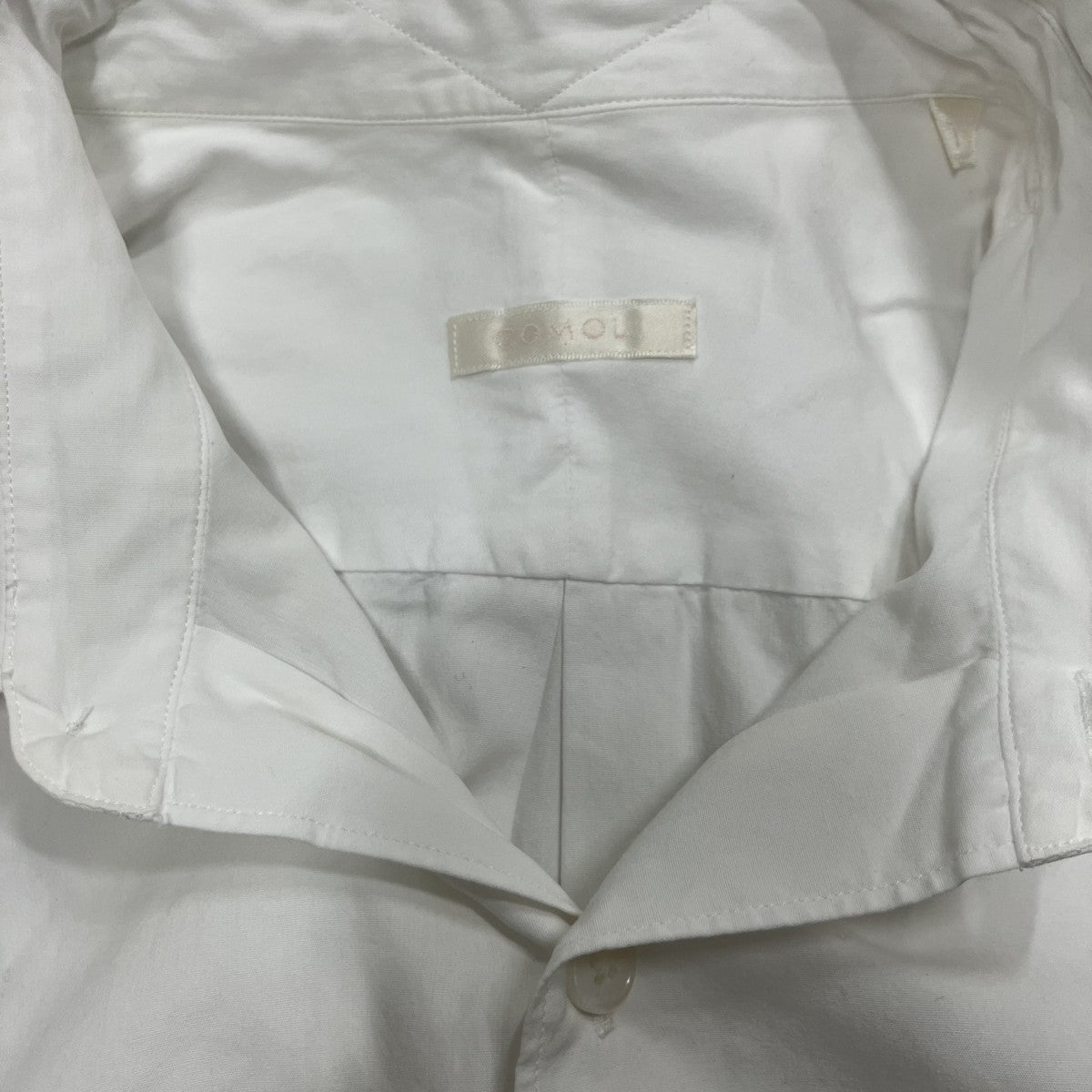 COMOLI コモリシャツ 古着・中古-8枚目のアイテム画像