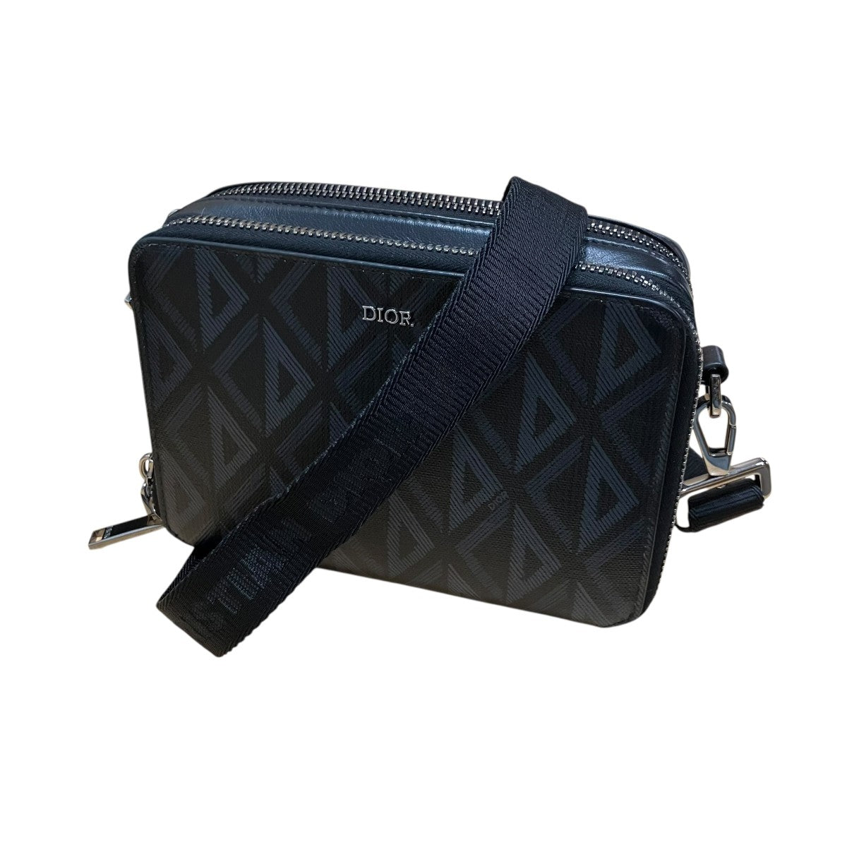 DIOR ダイヤモンドキャンバスショルダーバッグ 古着・中古-1枚目のアイテム画像