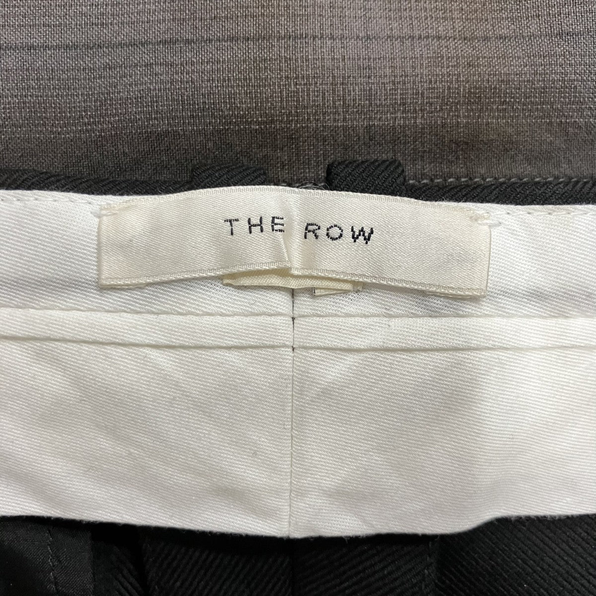 THE ROW アルベレタ バージンウール フレアパンツ スラックス 古着・中古-6枚目のアイテム画像