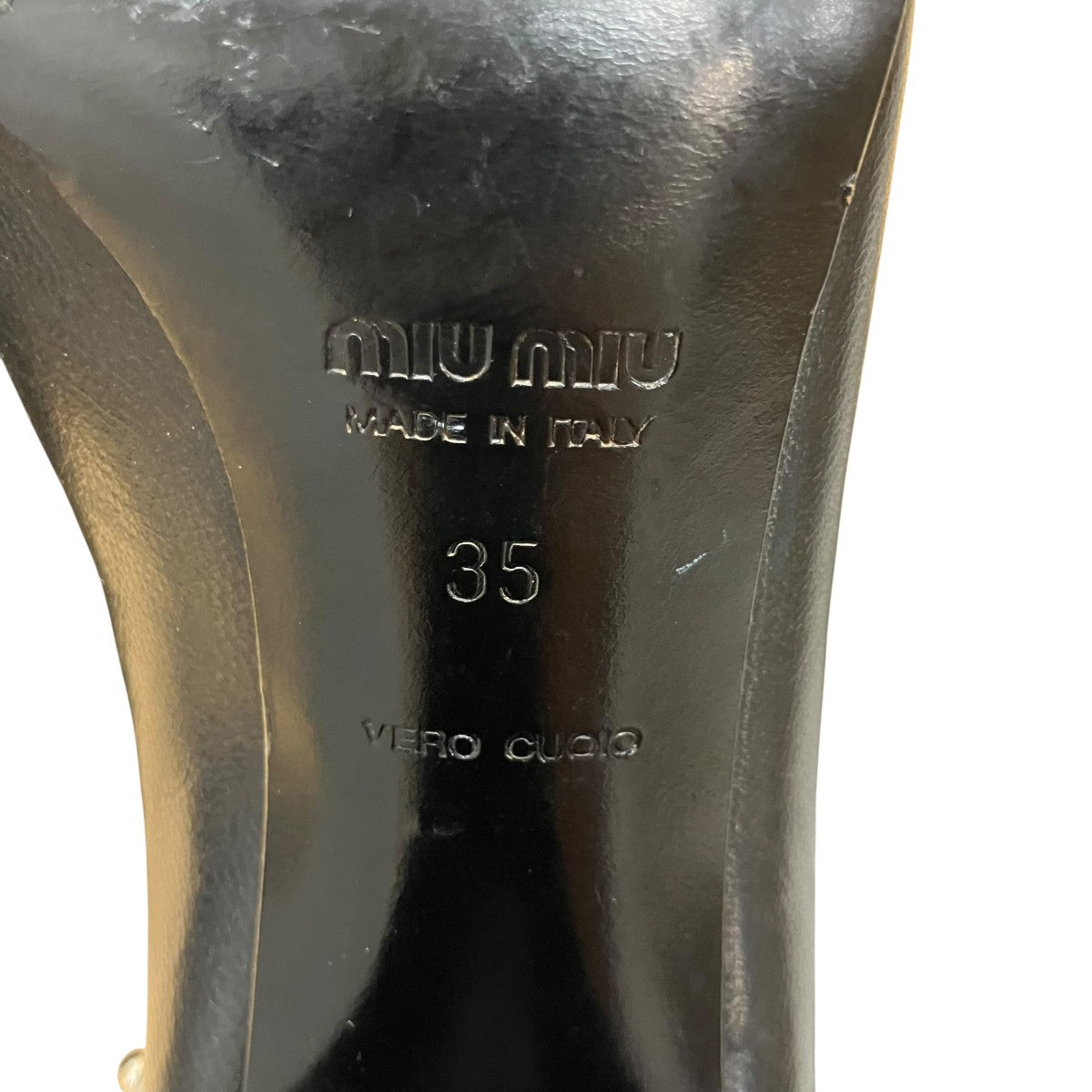 MIU MIU リボンヒールパンプス 古着・中古-8枚目のアイテム画像