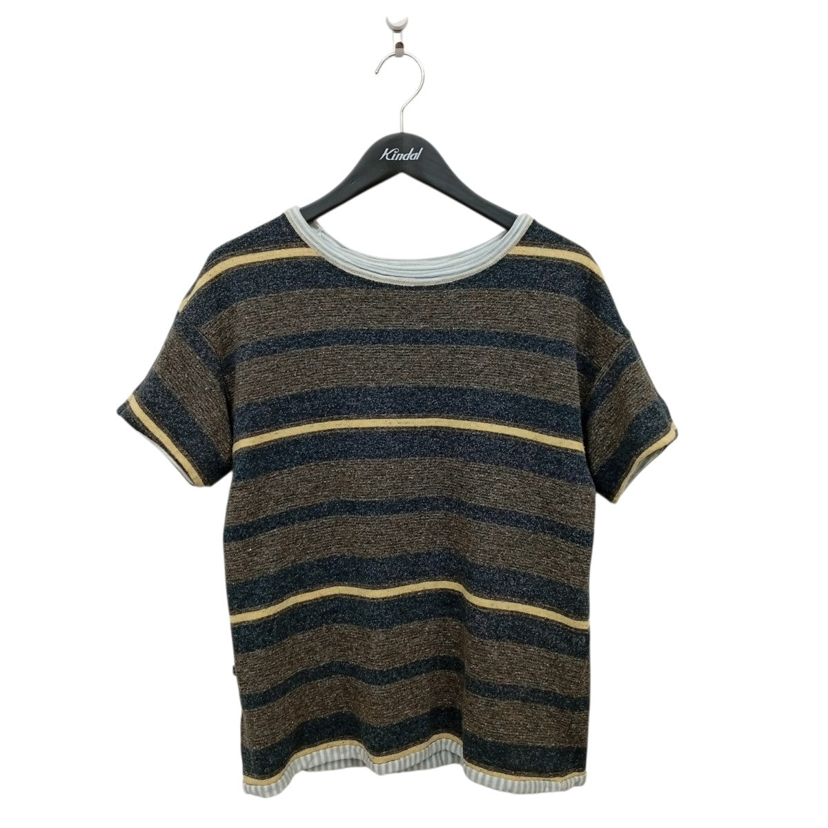 KAPITAL リバーシブルボーダーTシャツ 古着・中古-6枚目のアイテム画像