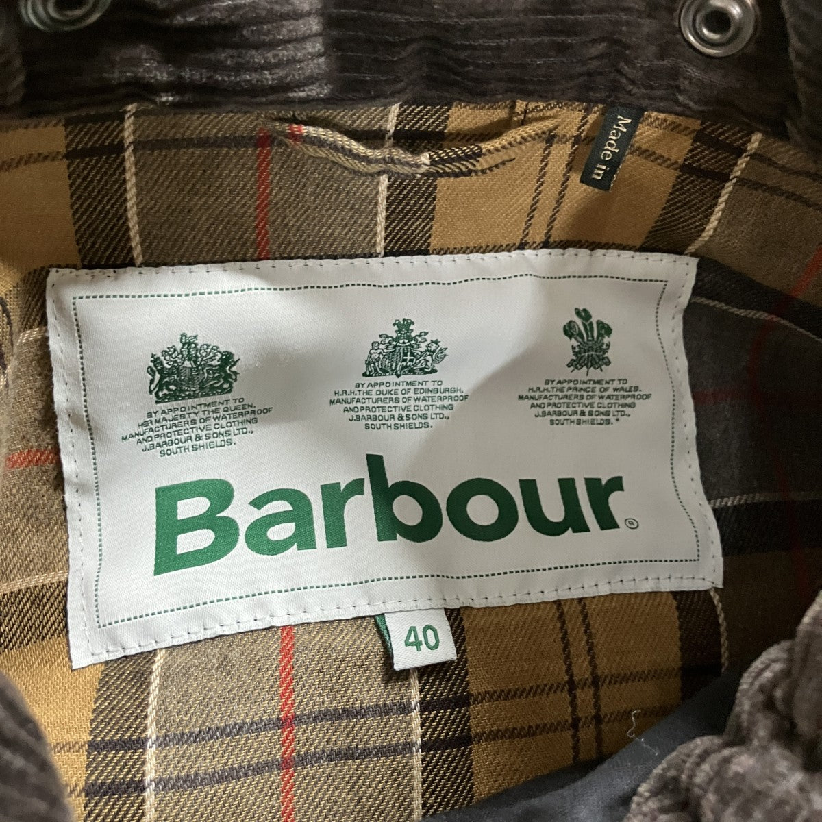 ワックスドコットンコート