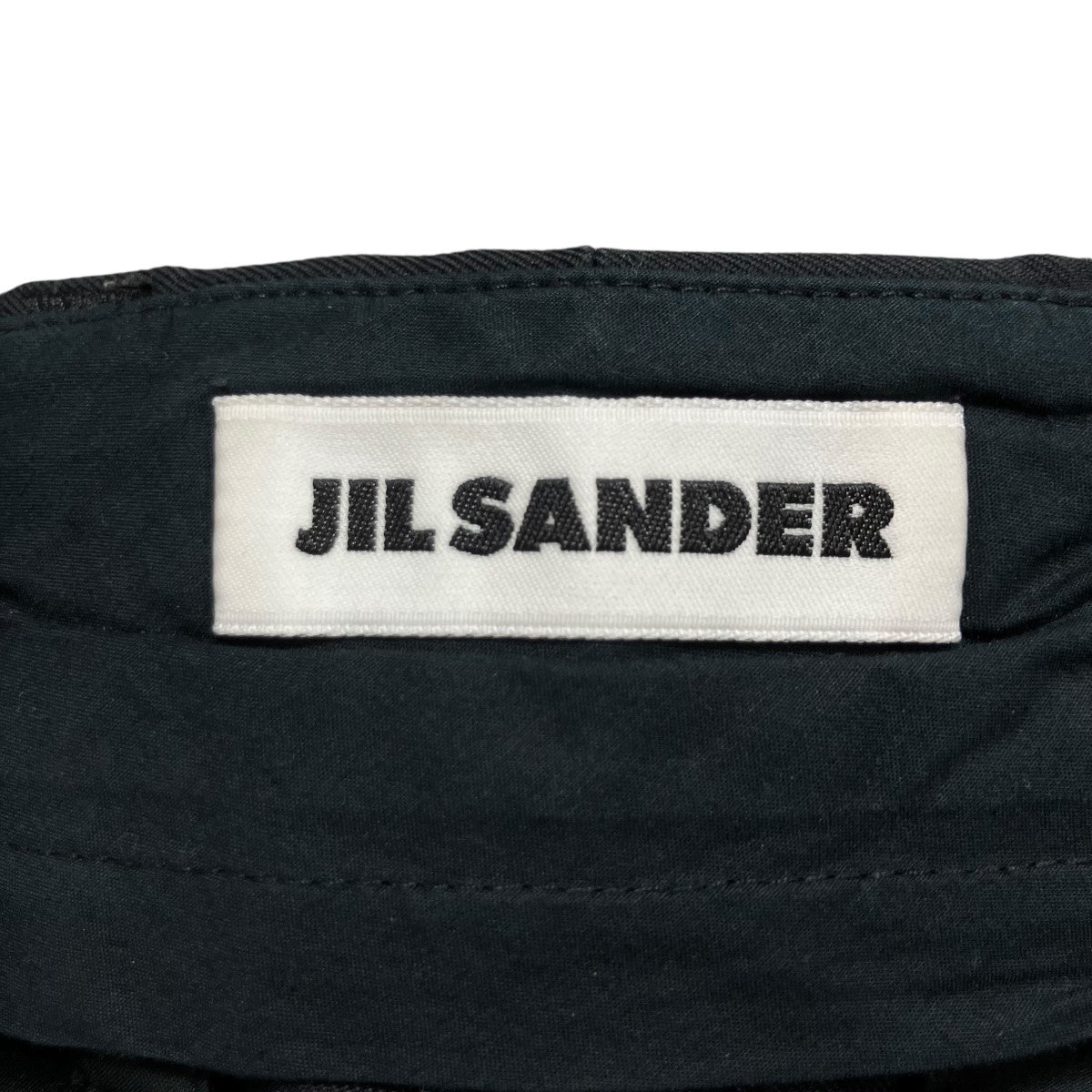 JIL SANDER(ジルサンダー) ベルテッドパンツ J61KA0004 ブラック