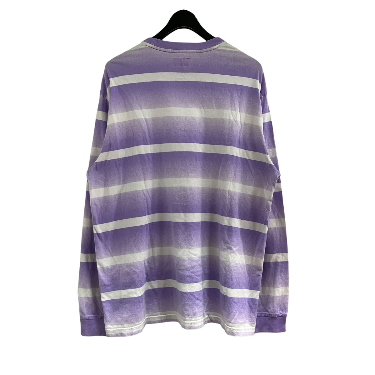 フェードボーダーカットソー ロングスリーブTシャツ