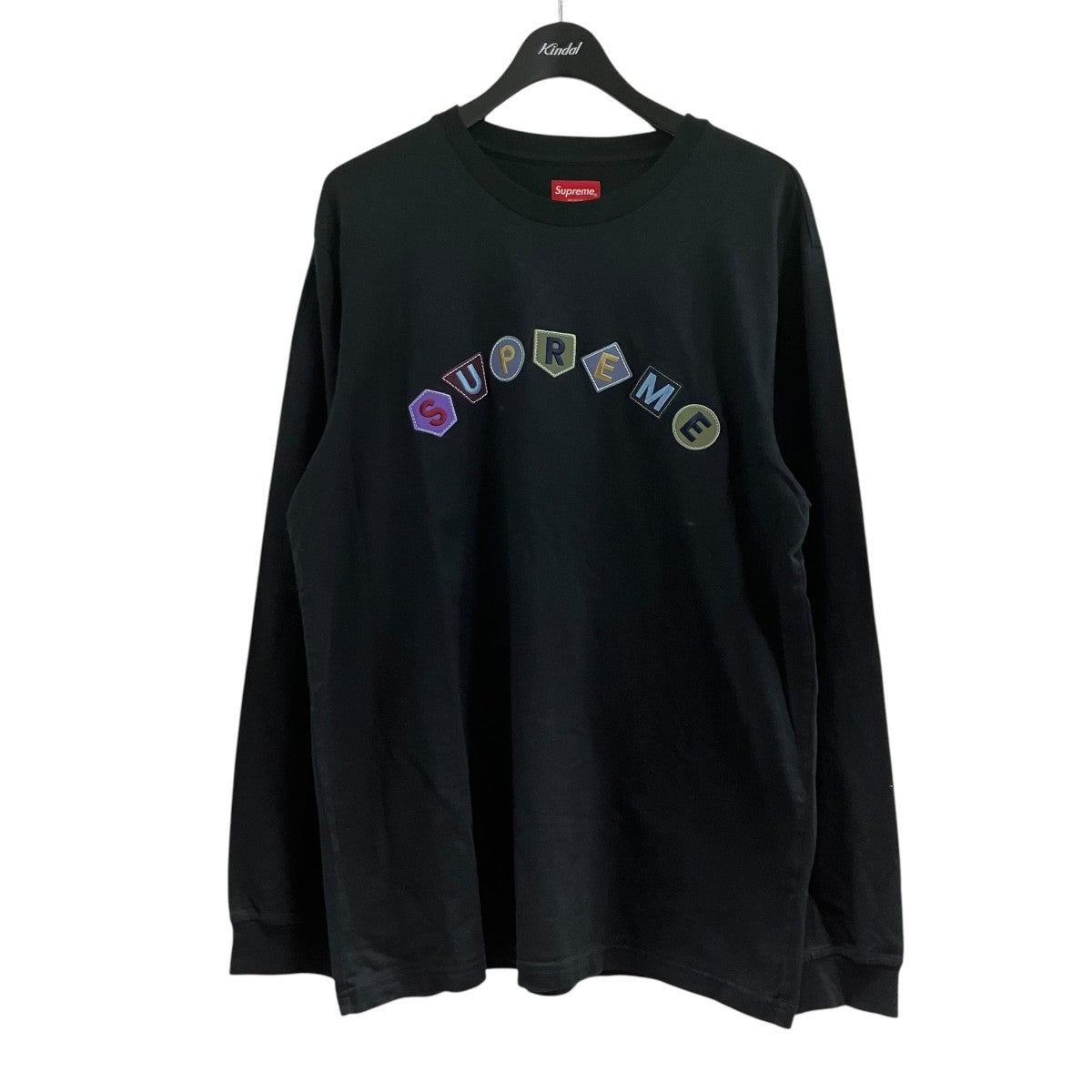 ロゴパッチカットソー ロングスリーブTシャツ