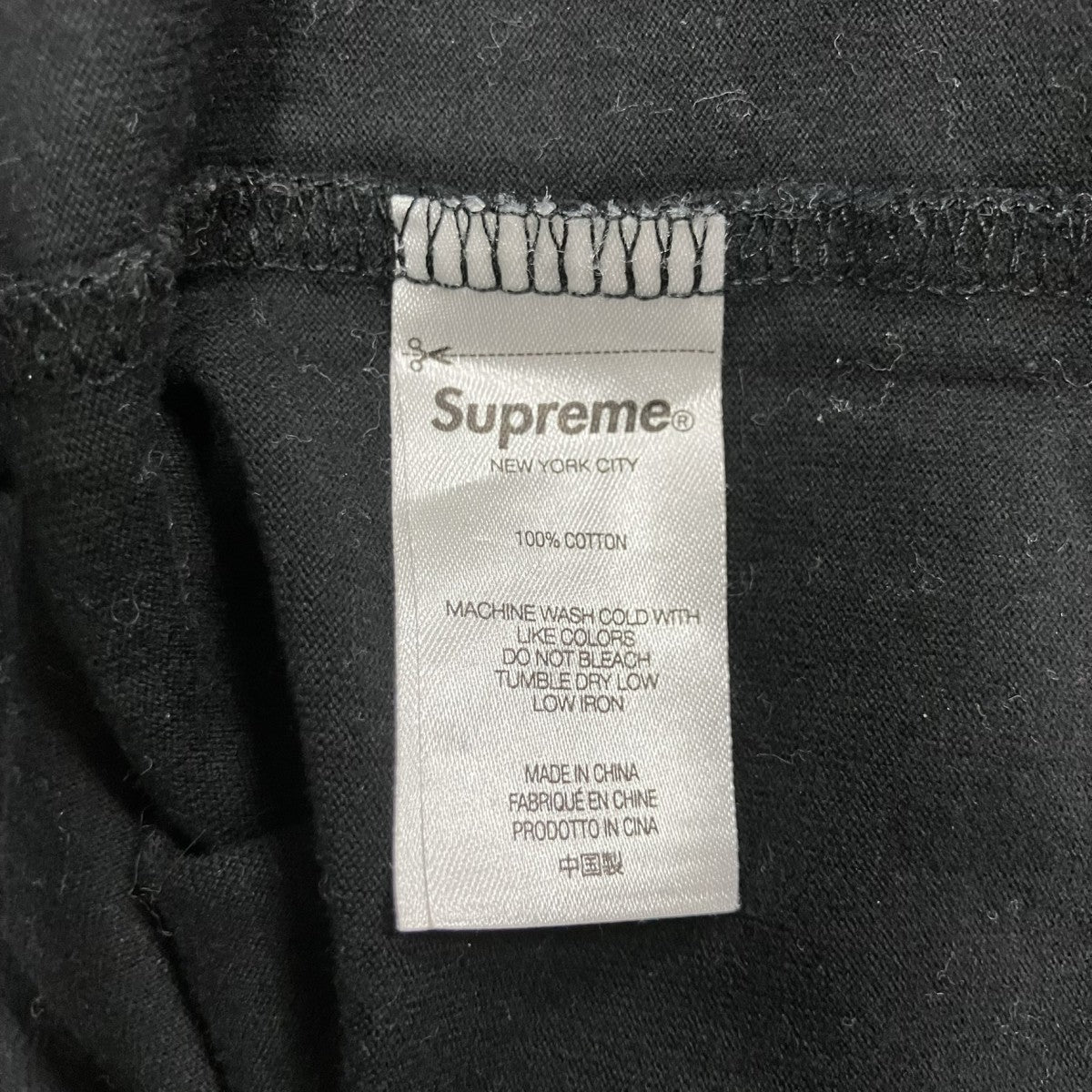 ロゴパッチカットソー ロングスリーブTシャツ