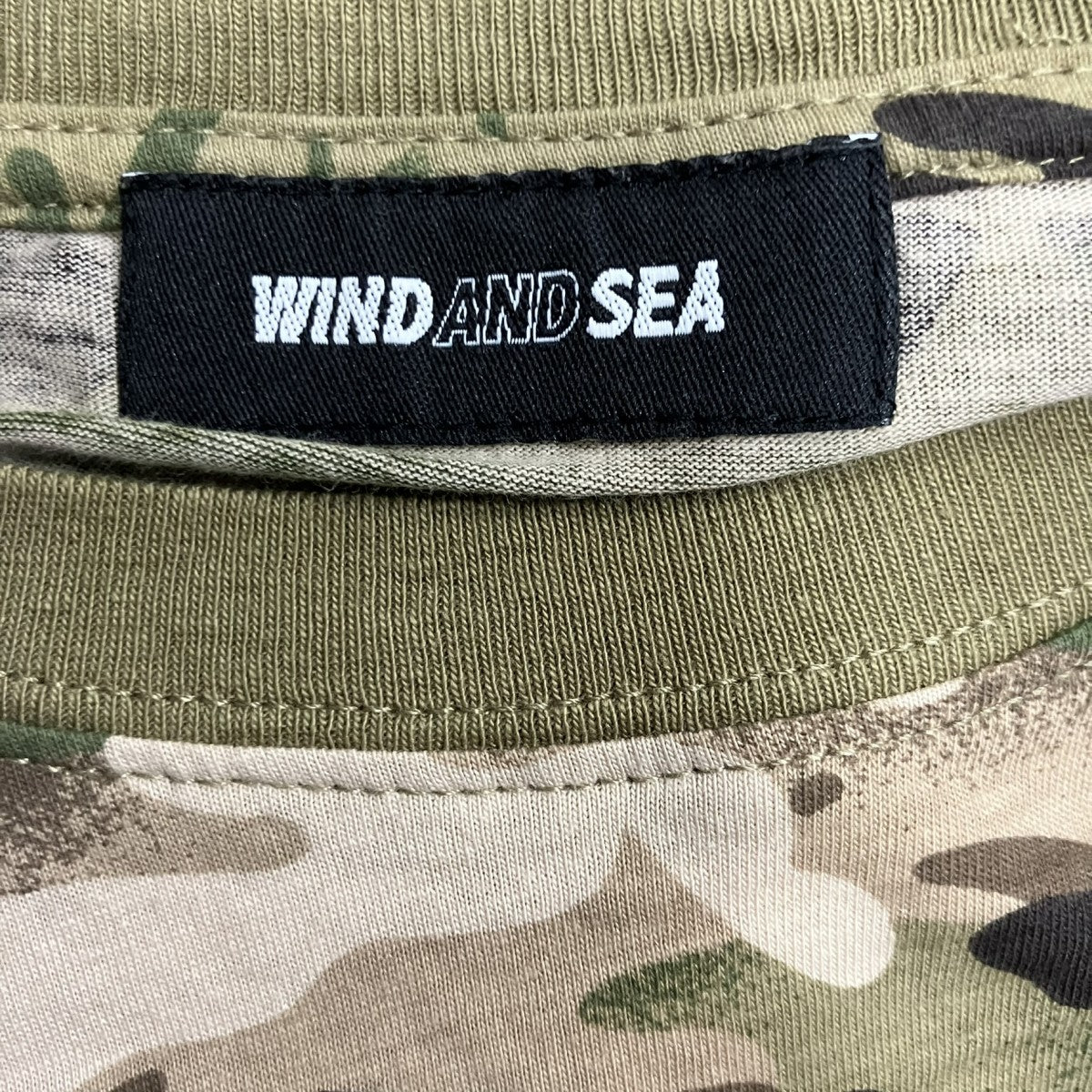 ストーンロゴカモTシャツ