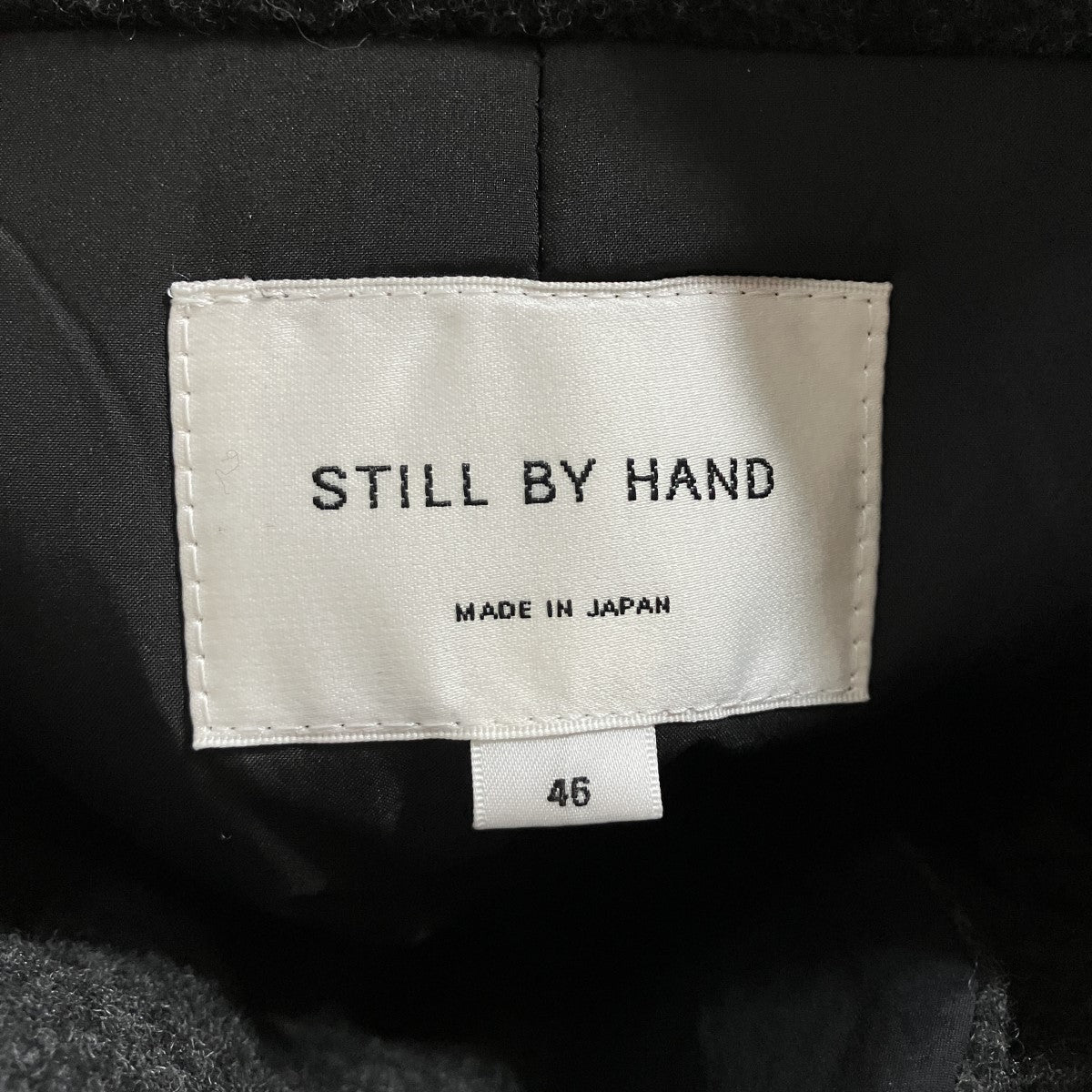 STILL BY HAND ウール中綿ジャケット 古着・中古-5枚目のアイテム画像