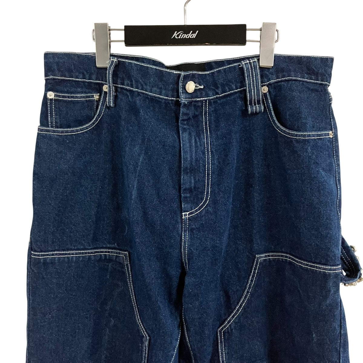 ビジューワークデニムパンツ