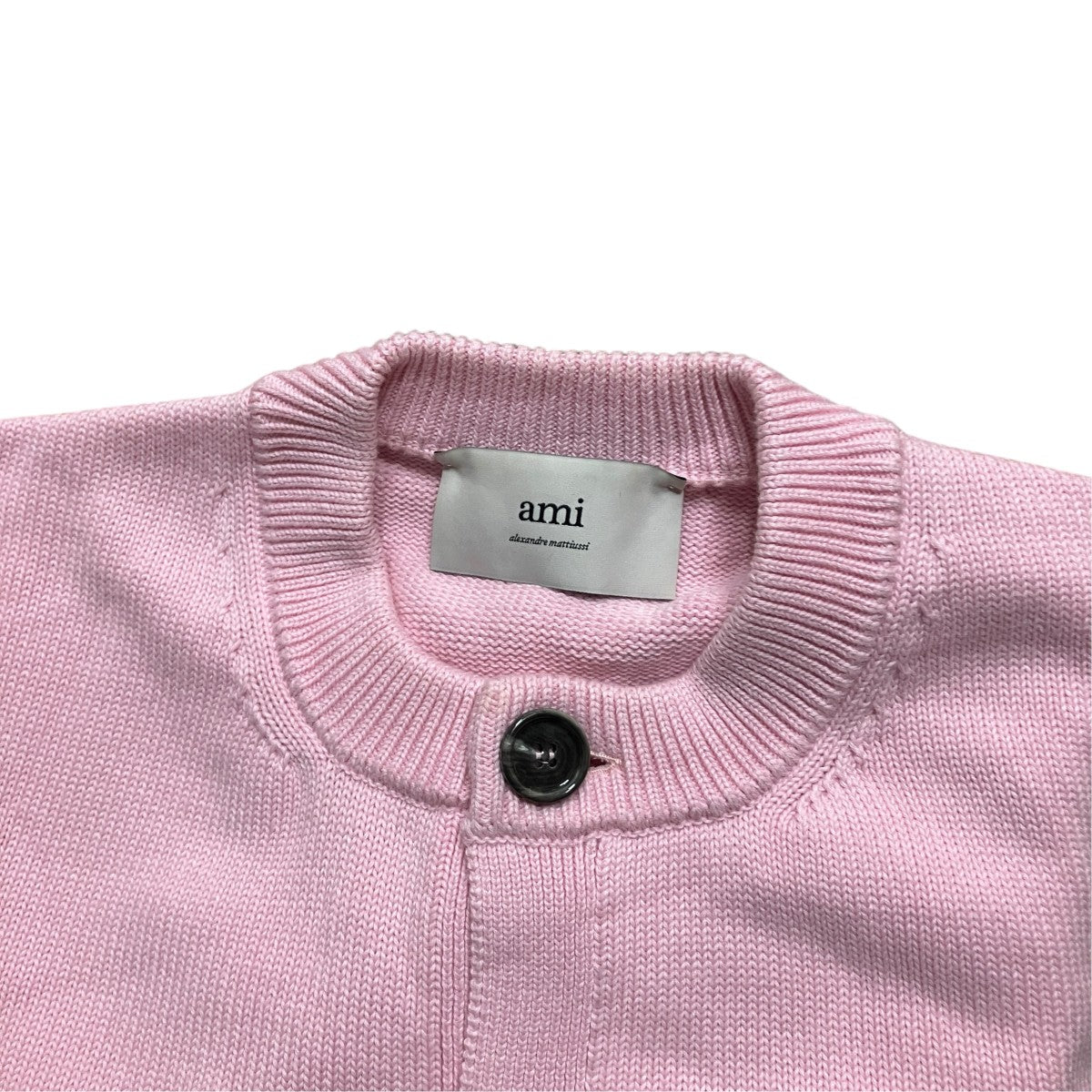 AMI Alexandre Mattiussi ハートロゴカーディガン 古着・中古-6枚目のアイテム画像
