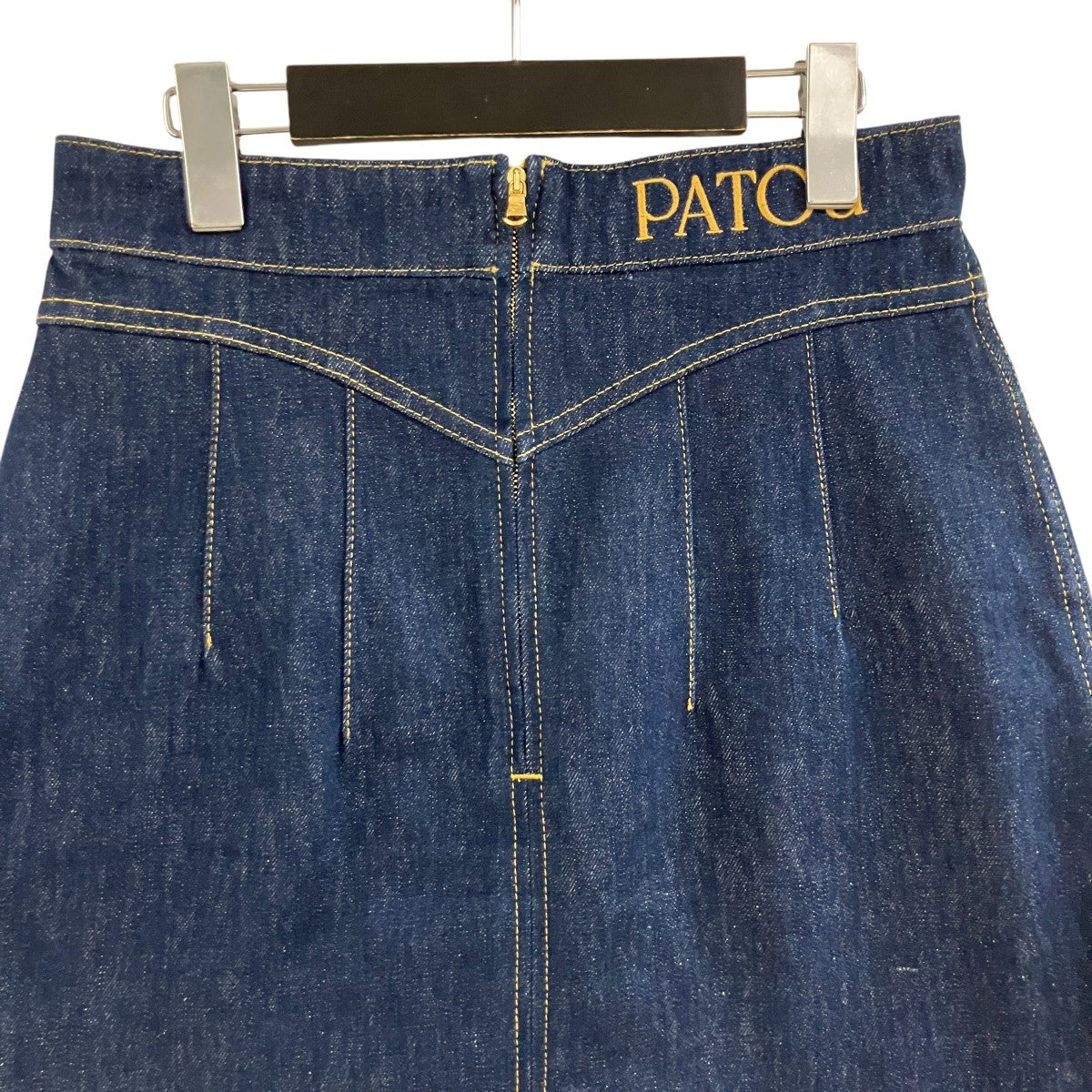 オーガニックデニム製 Aラインミニスカート