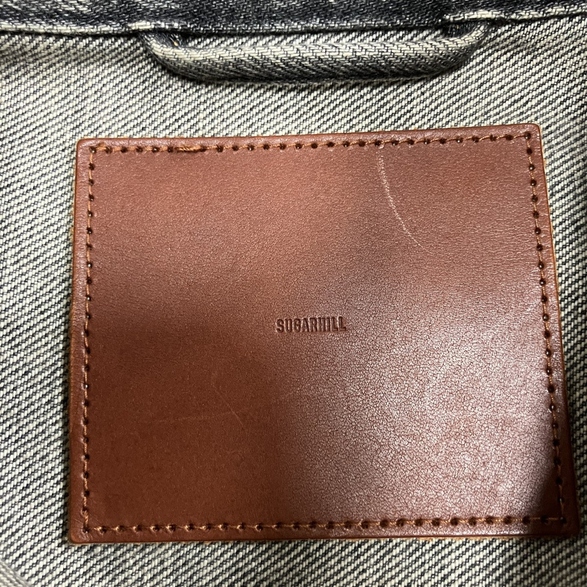 フェードペイント加工デニムジャケット