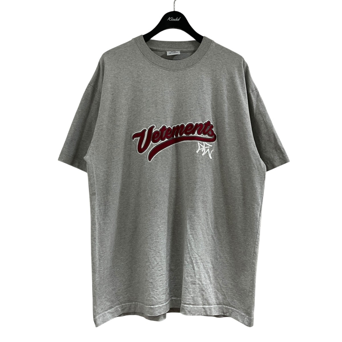 ベースボールロゴ刺繍半袖Tシャツ