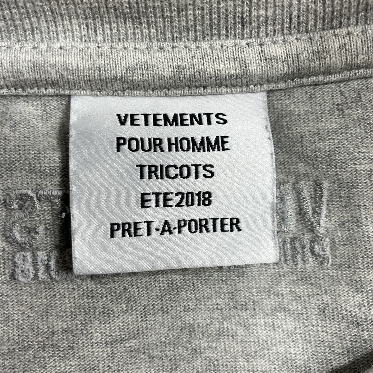 ベースボールロゴ刺繍半袖Tシャツ