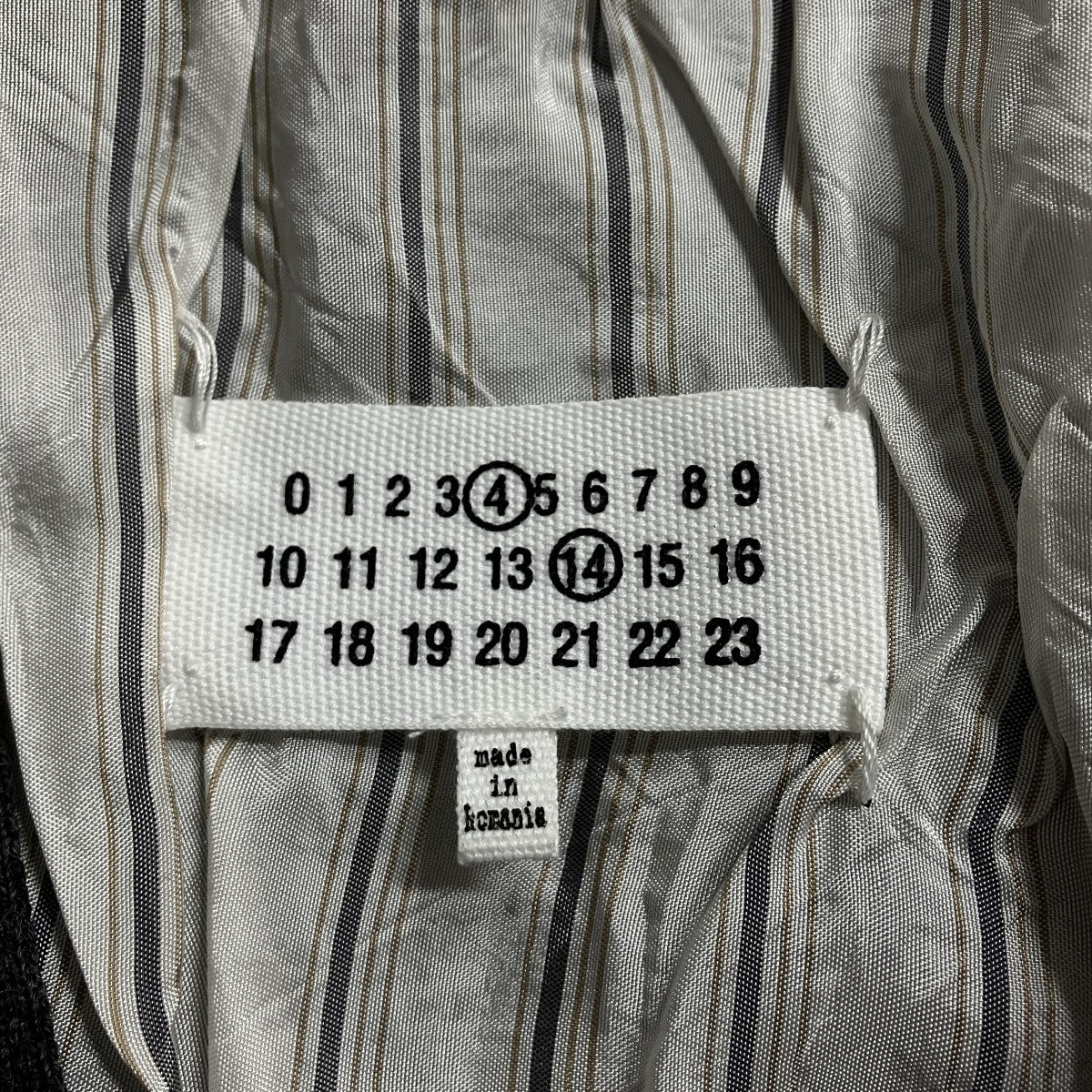 Maison Margiela 4 14 ダメージドッキングカーディガン 古着・中古-5枚目のアイテム画像