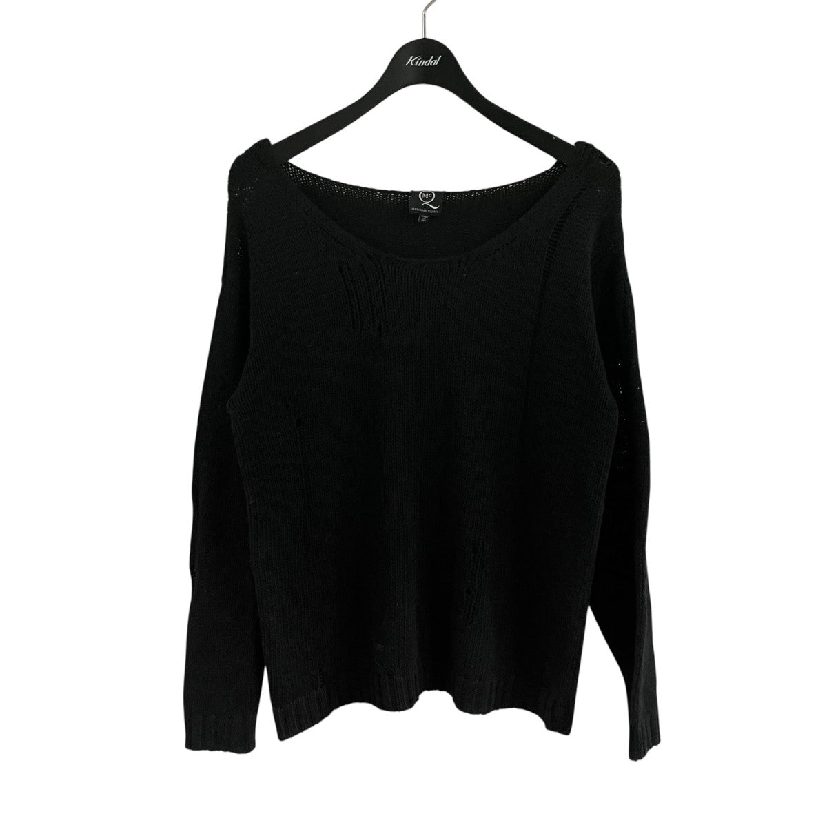 ALEXANDER McQUEEN ディストレスドニット セーター 古着・中古-1枚目のアイテム画像