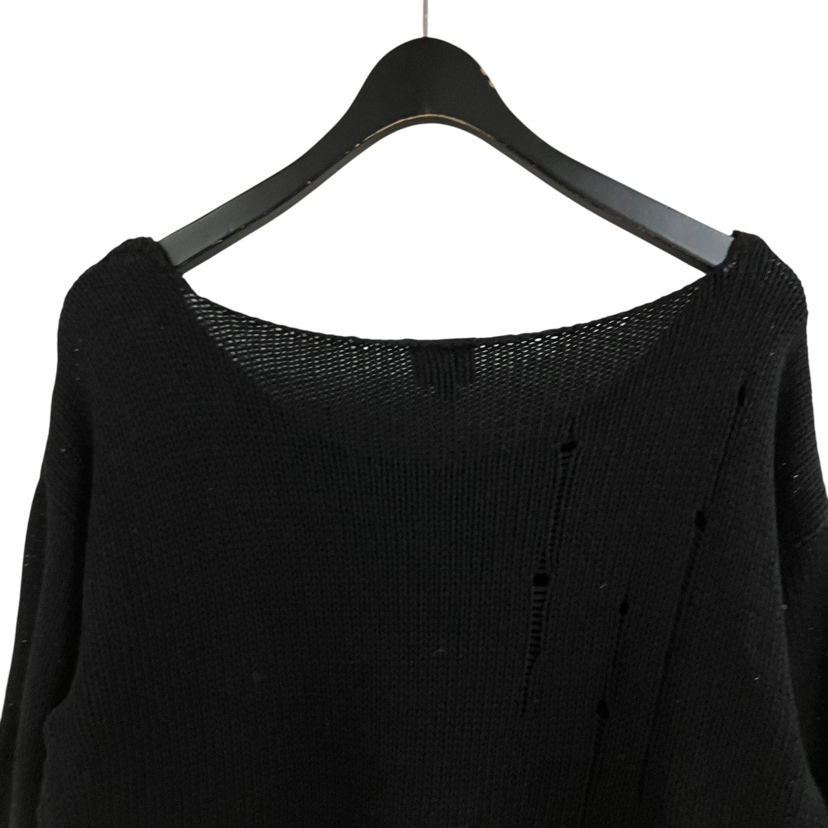 ALEXANDER McQUEEN ディストレスドニット セーター 古着・中古-4枚目のアイテム画像