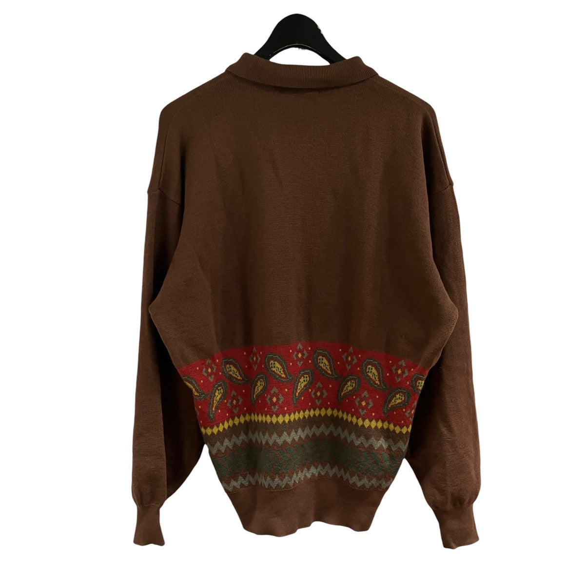 Yves Saint Laurent ノルディックニットセーター 古着・中古-3枚目のアイテム画像