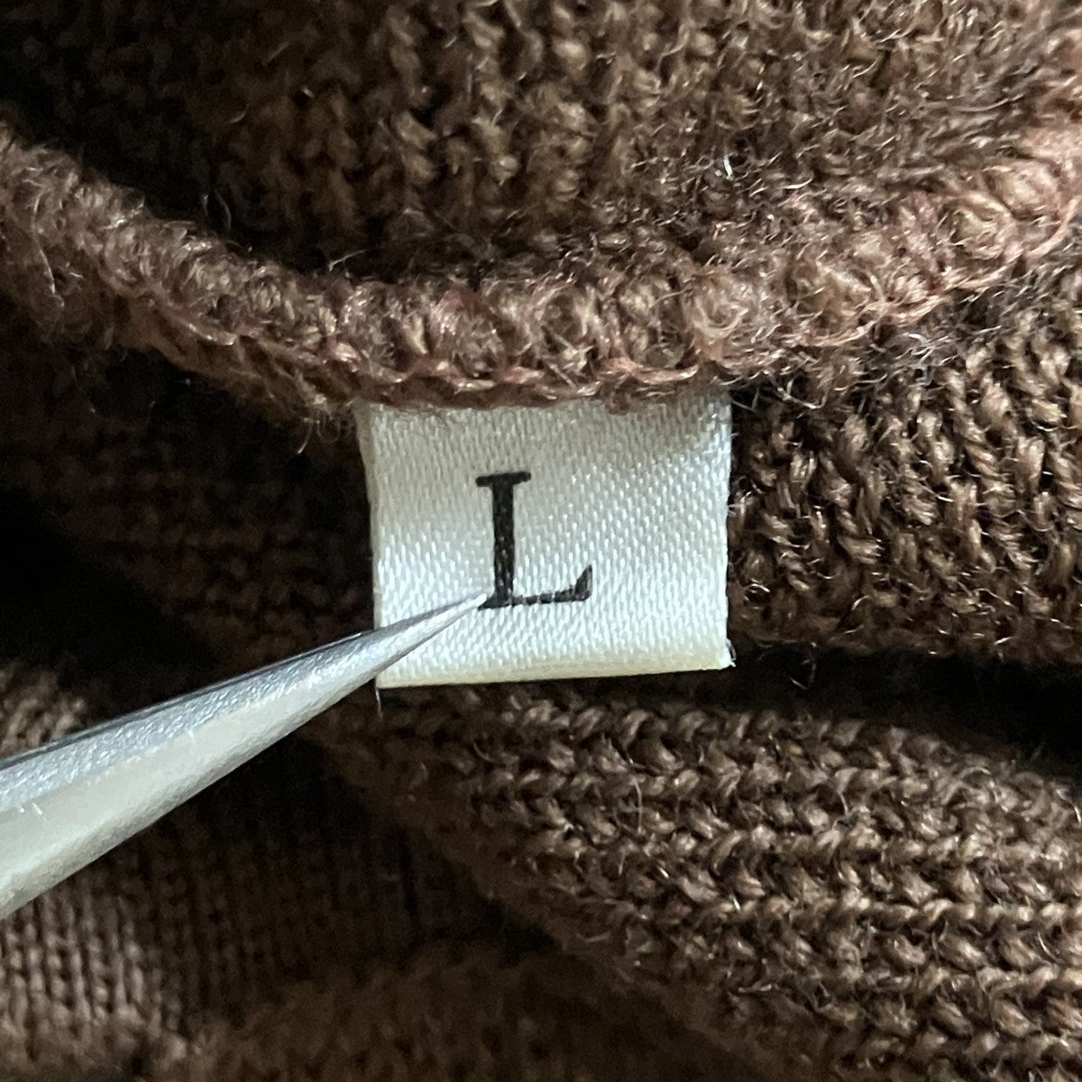 Yves Saint Laurent ノルディックニットセーター 古着・中古-7枚目のアイテム画像
