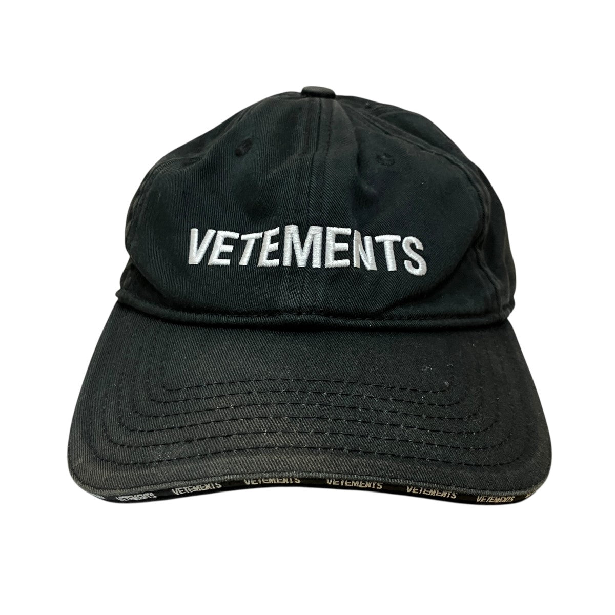 VETEMENTS ロゴエンブロイダリーキャップ 古着・中古-2枚目のアイテム画像
