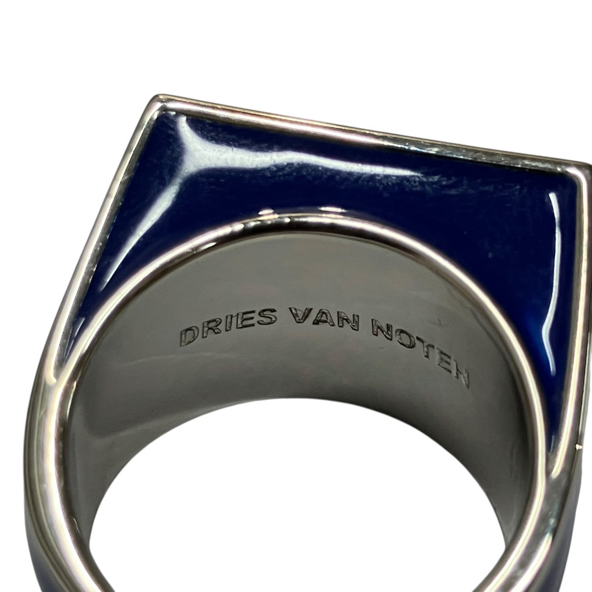 DRIES VAN NOTEN スクエアシグネットリング 古着・中古-6枚目のアイテム画像
