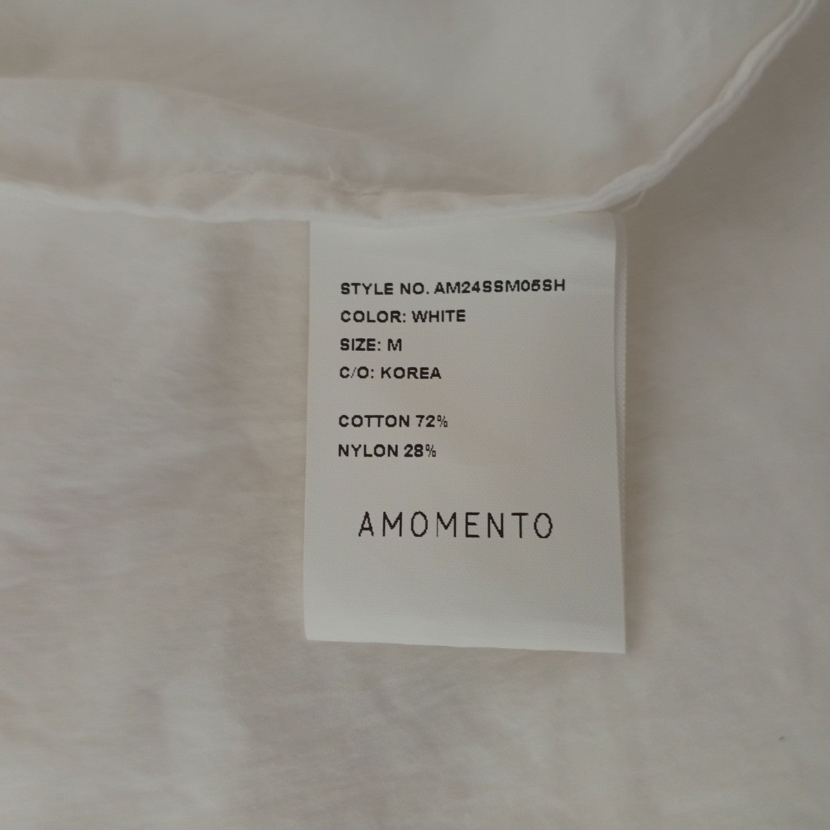 AMOMENTO フーデッドシャツジャケットAM24SSM05SH 古着・中古-6枚目のアイテム画像