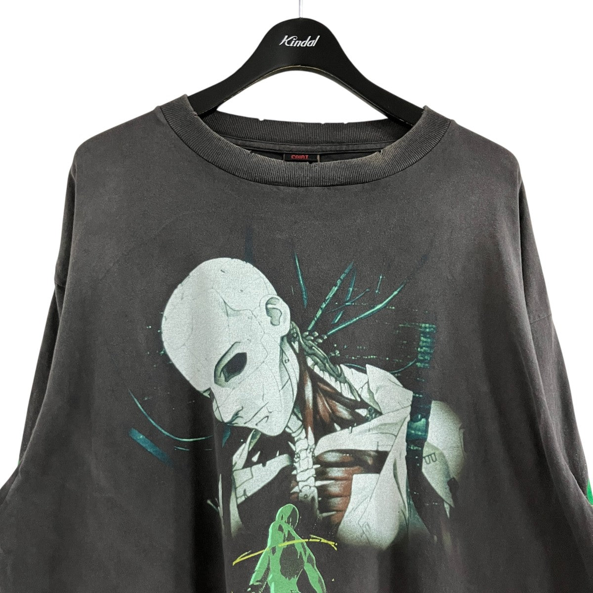 ゴーストインザシェルプリントロングスリーブTシャツ