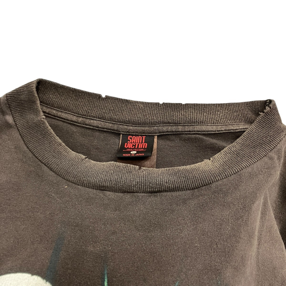 ゴーストインザシェルプリントロングスリーブTシャツ