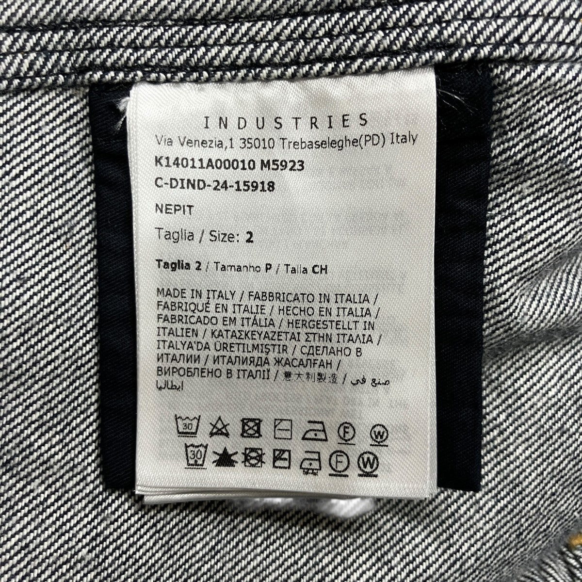 MONCLER×Mercedes Benz×NIGO NEPITデニムジャケット 古着・中古-6枚目のアイテム画像