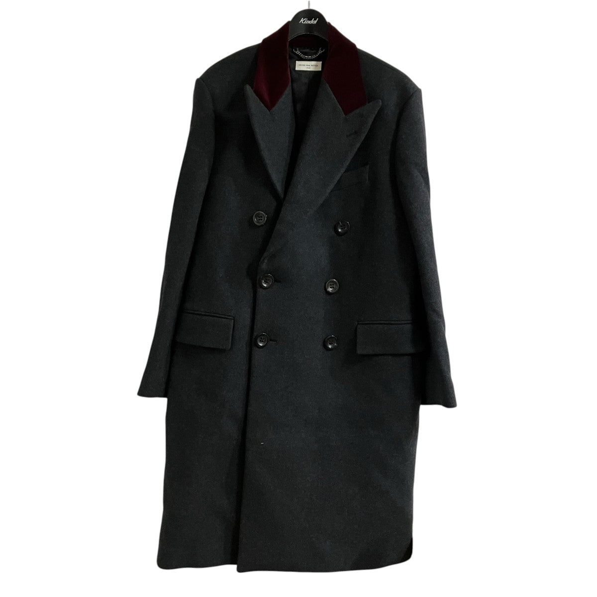DRIES VAN NOTEN ウールチェスターコート 古着・中古-1枚目のアイテム画像