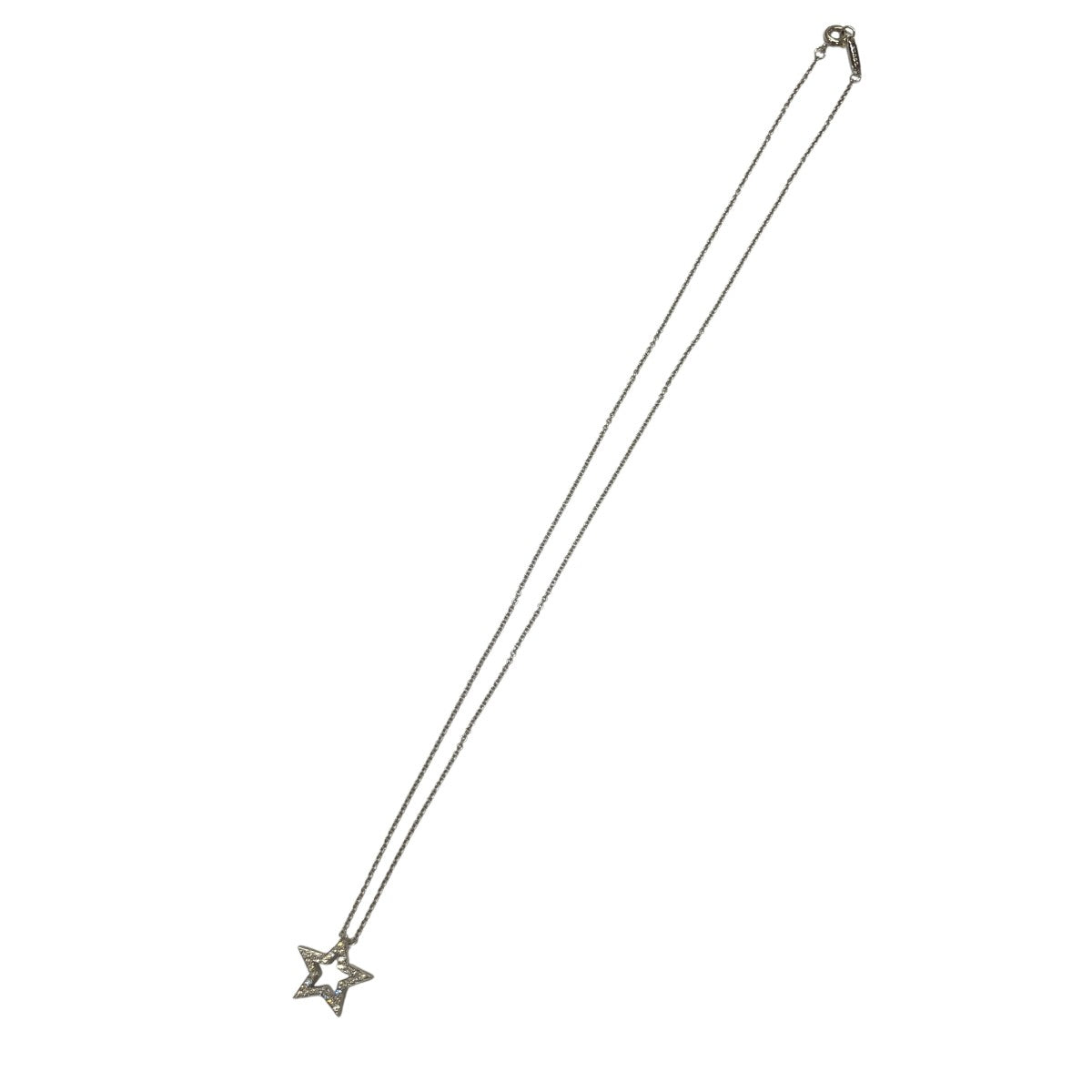 Tiffany ＆ Co． プラチナ・ダイヤモンドスターネックレス 古着・中古-2枚目のアイテム画像