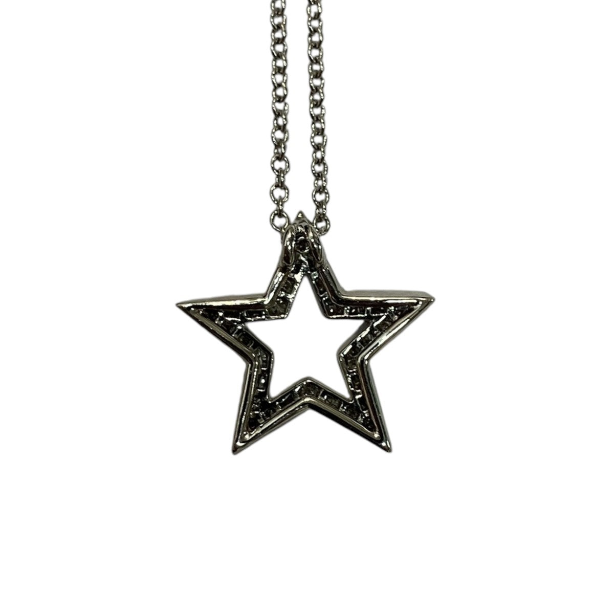 Tiffany ＆ Co． プラチナ・ダイヤモンドスターネックレス 古着・中古-4枚目のアイテム画像