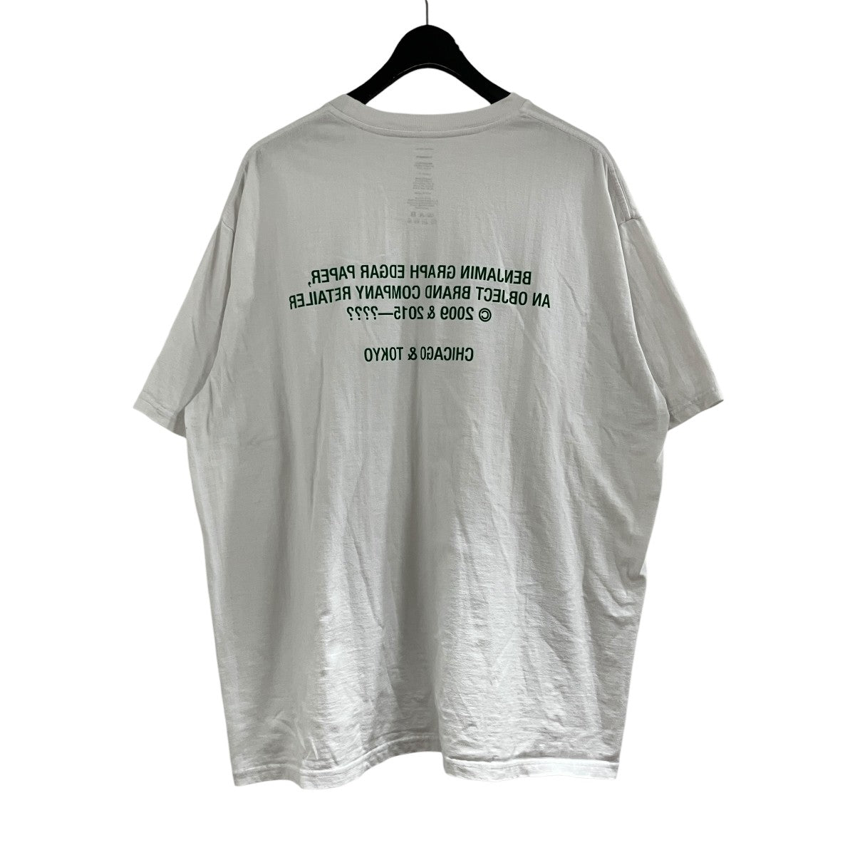 BENJAMIN GRAPH EDGAR PAPER S／S Oversized TeeプリントTシャツ