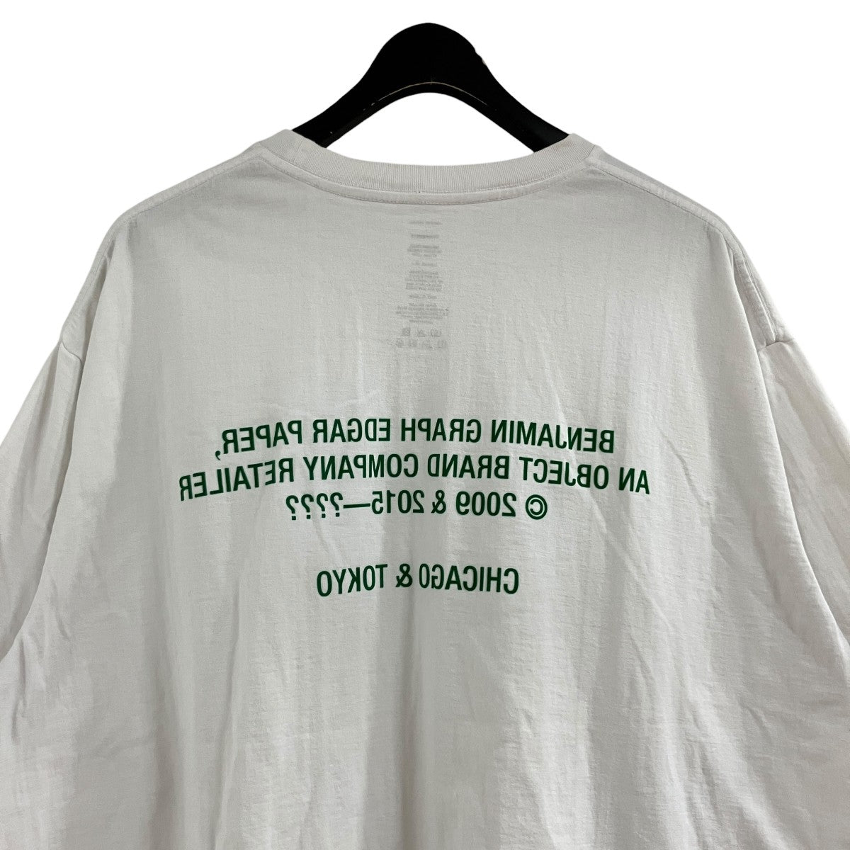 BENJAMIN GRAPH EDGAR PAPER S／S Oversized TeeプリントTシャツ