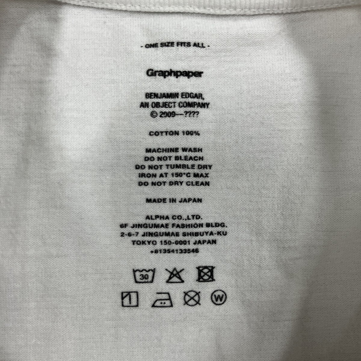 BENJAMIN GRAPH EDGAR PAPER S／S Oversized TeeプリントTシャツ